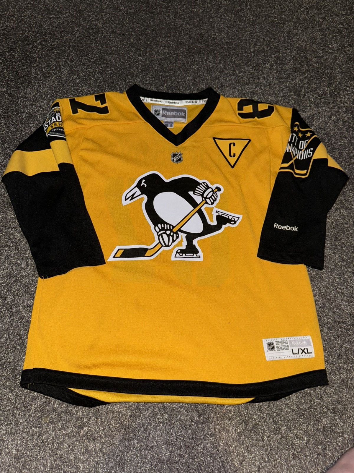 Reebok Pittsburgh hot penguins max talbot hockey throw back jersey