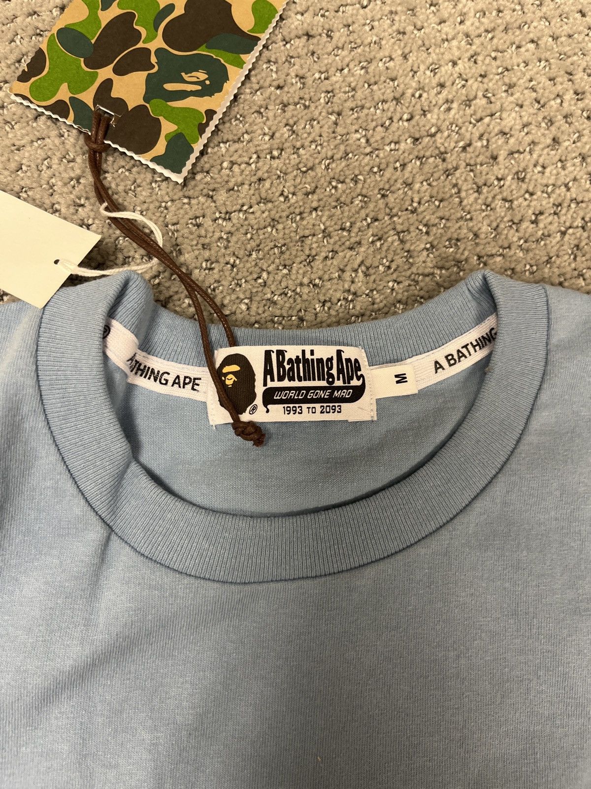 Bape Ape Head One Point Pocket Tee Size US M / EU 48-50 / 2 - 2 Thumbnail
