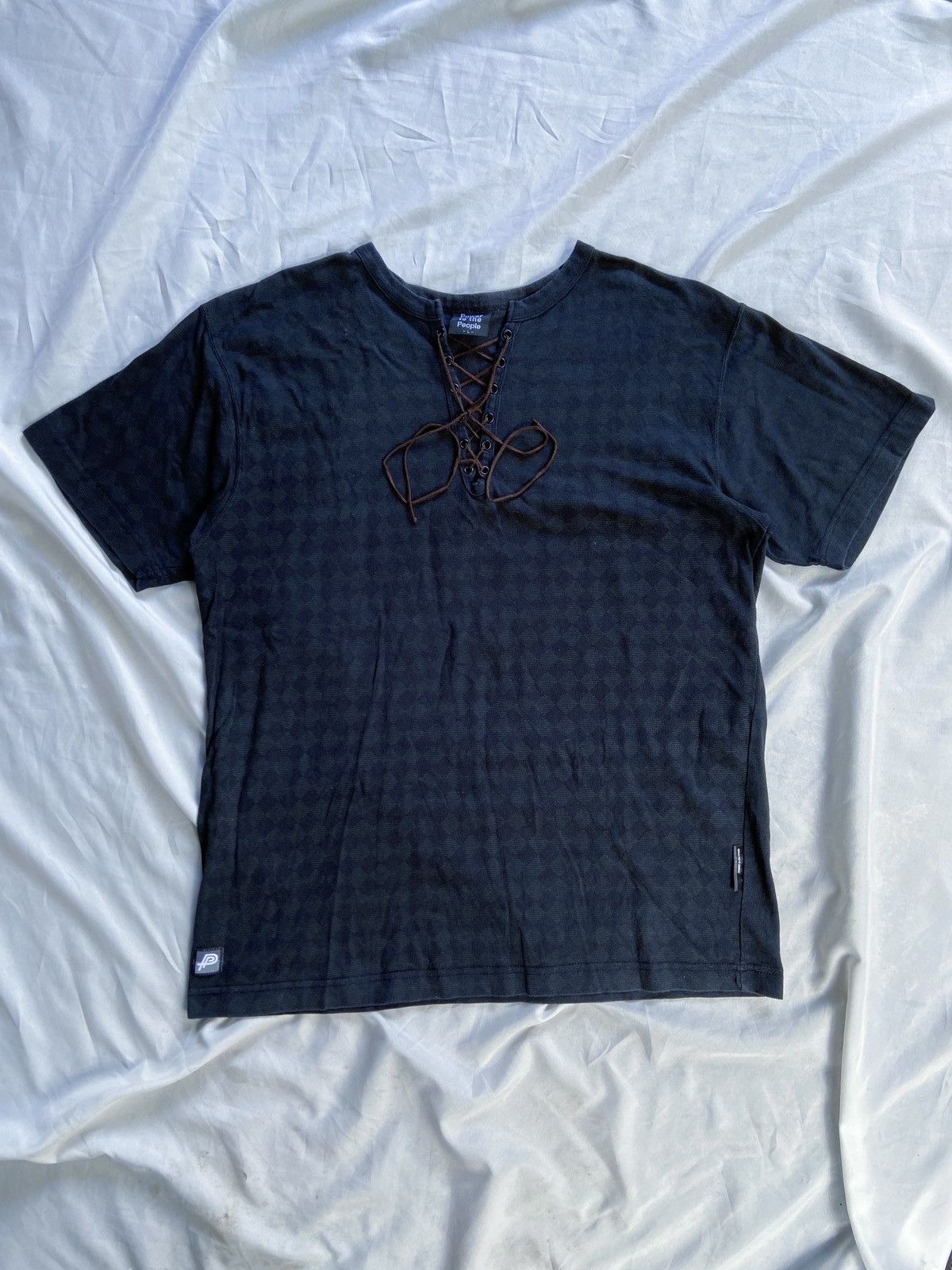 image of Power To The People Japan Style Tee Shirt in Black, Men's (Size Medium)