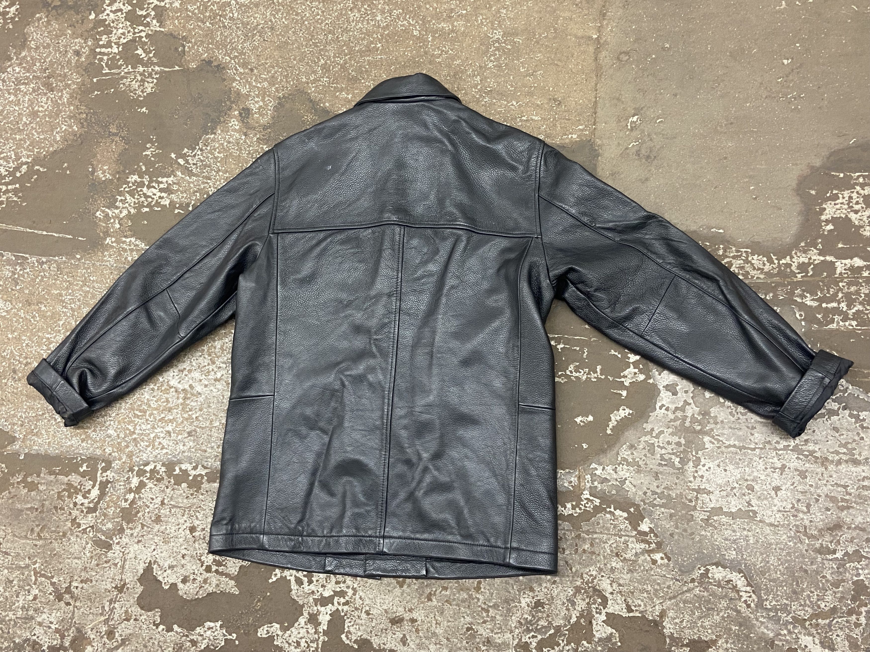 Levi's Boxy Leather Coat - Vintage Size US M / EU 48-50 / 2 - 5 Thumbnail
