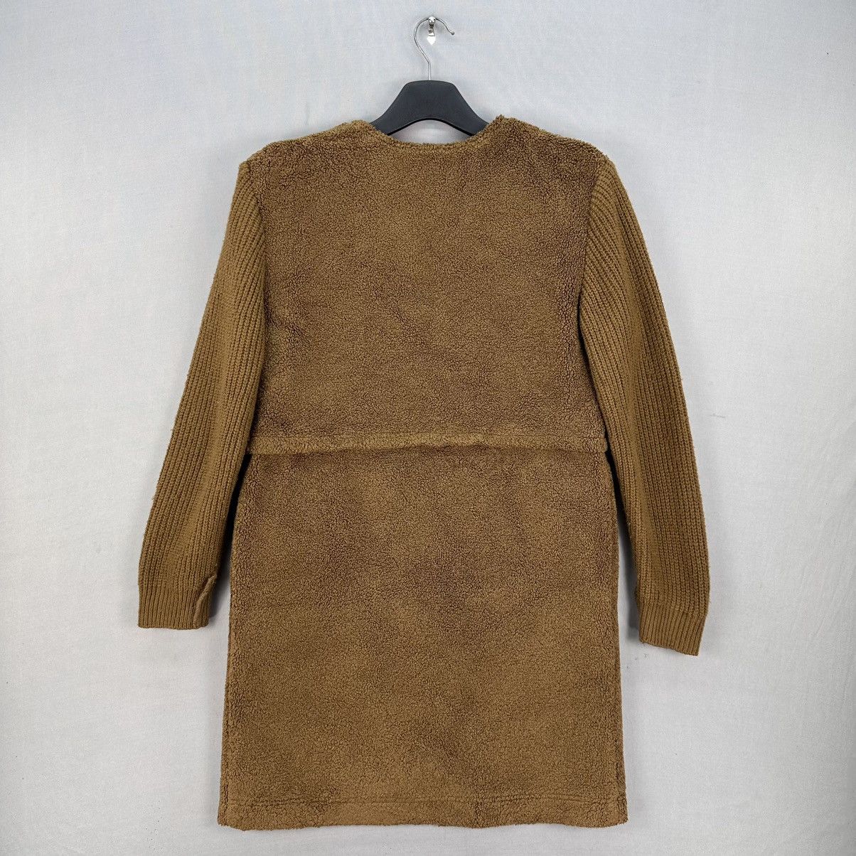 Japanese Brand × Vintage Vintage 90's Deep Pile Cardigan Women Jacket by Mal La Size XS / US 0-2 / IT 36-38 - 4 Thumbnail