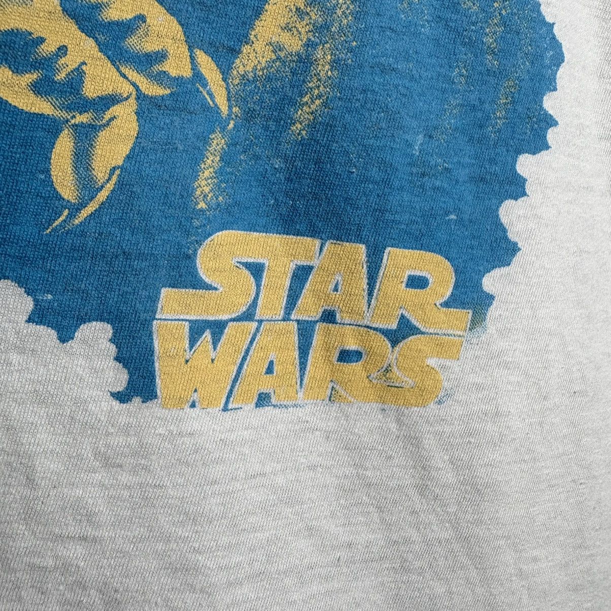Vintage Vintage 80s Yoda Star Wars Sci-Fi Movie T-Shirt Size US L / EU 52-54 / 3 - 9 Thumbnail