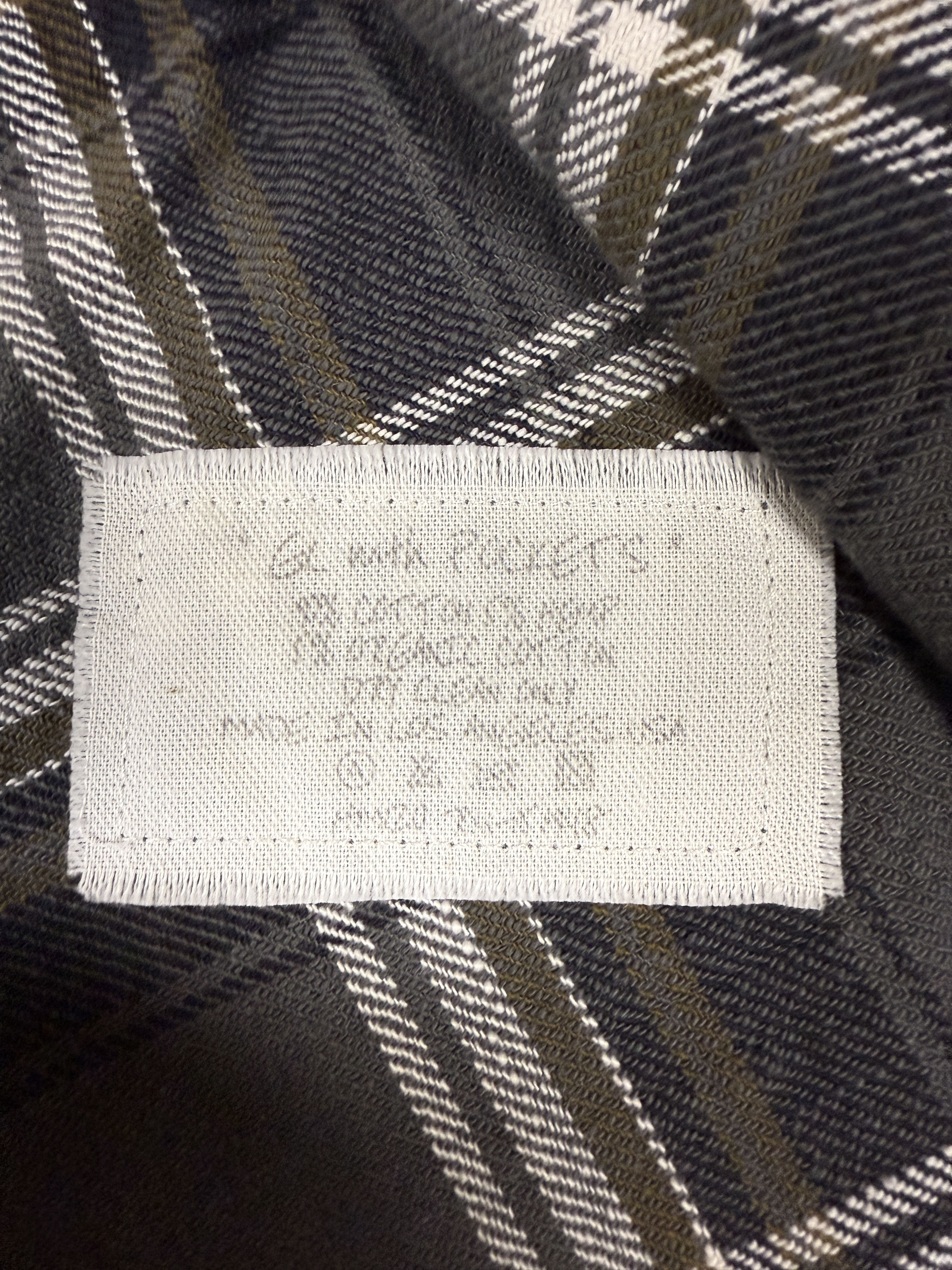 Greg Lauren $1150 Greg Lauren Mixed Plaid GL1 w/ Pockets Size US S / EU 44-46 / 1 - 6 Thumbnail