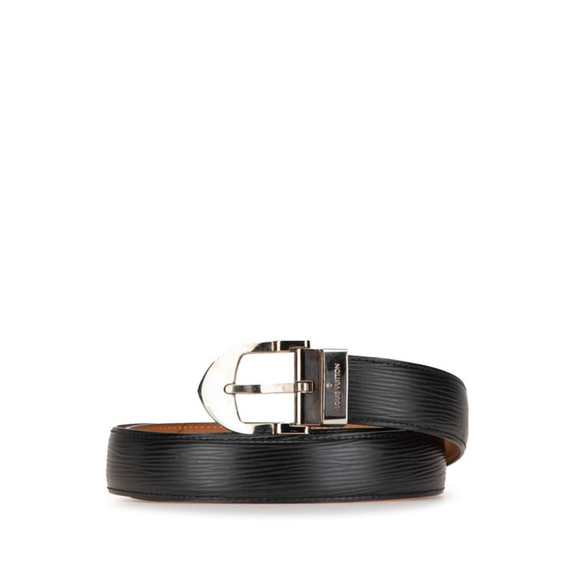 Louis Vuitton Louis Vuitton Epi Santur Classic Belt Size: 95/38 M6833 Noir Black Leather Men's LOUIS VUITTON Size ONE SIZE - 1 Thumbnail