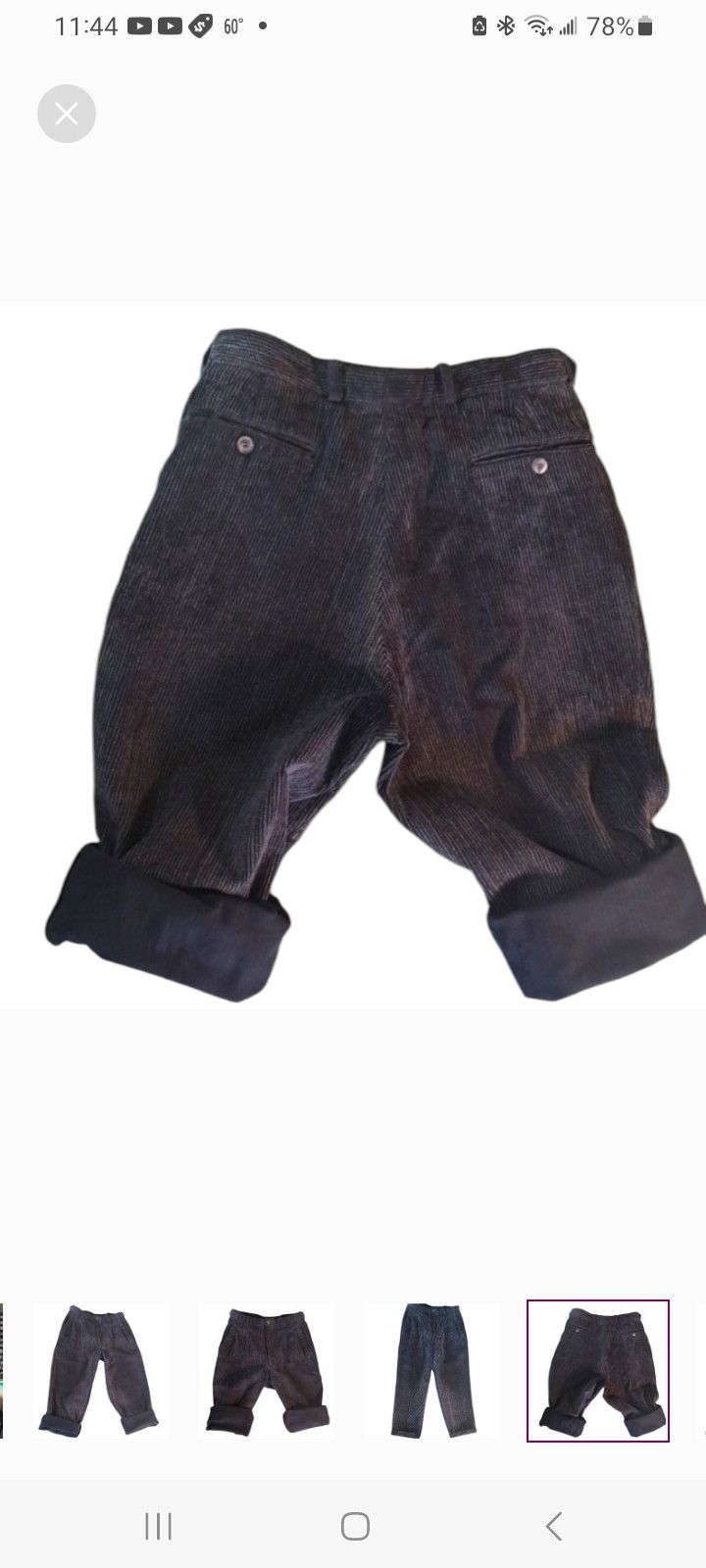 Alexander Julian Vintage 'COLOURS' by Alexander Julian Corduroy Pants Size US 32 / EU 48 - 7 Thumbnail