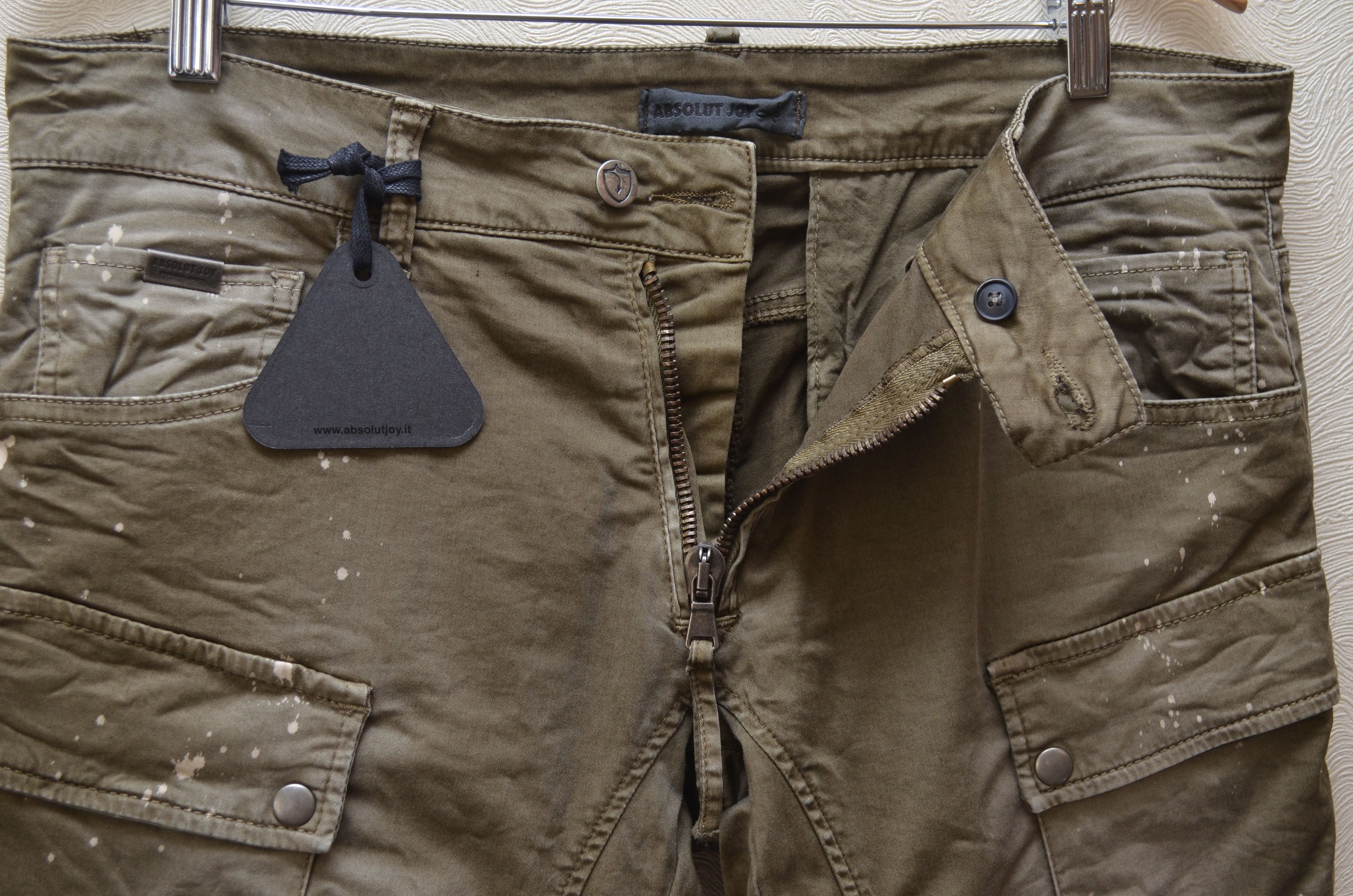 Other RARE 🔥 Absolut Joy Painted Cargo Pants Jeans Size W34 L32 Size US 34 / EU 50 - 4 Thumbnail