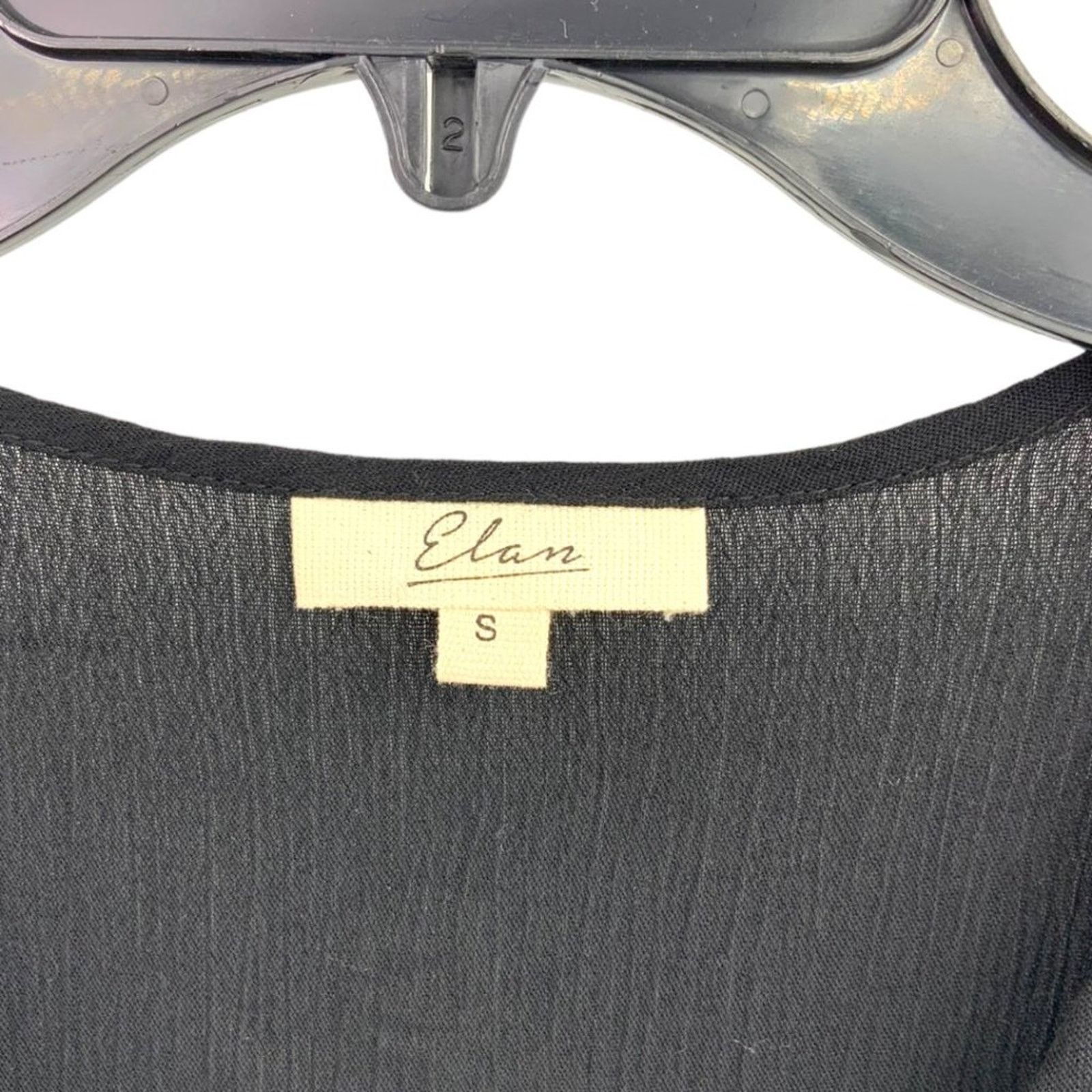 ELAN Elan Black Crepe Romper Size Small NWOT $64 MSRP Size ONE SIZE - 4 Thumbnail