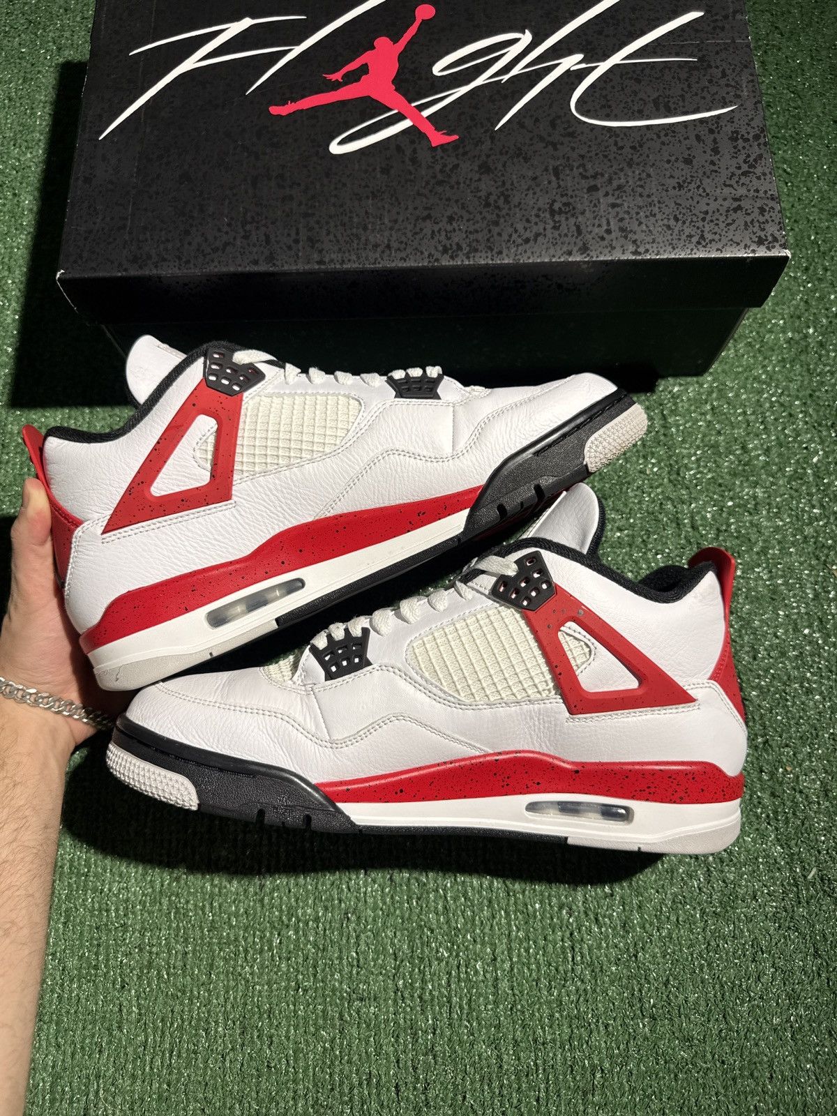 Jordan Brand Jordan 4 red cement Size US 11.5 / EU 44-45 - 4 Thumbnail