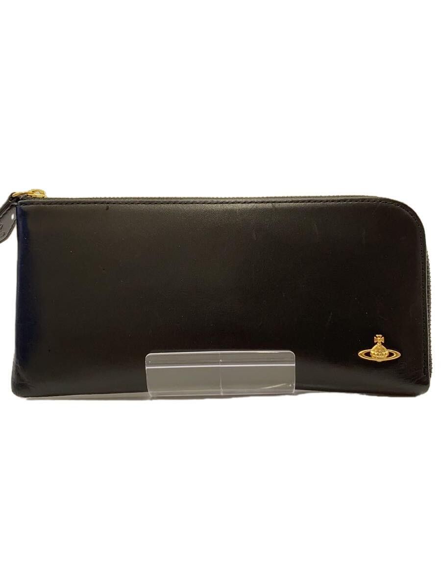 Vivienne Westwood Vivienne Westwood Vintage Water Orb Lthr Long Wallet Black Size ONE SIZE - 1 Thumbnail