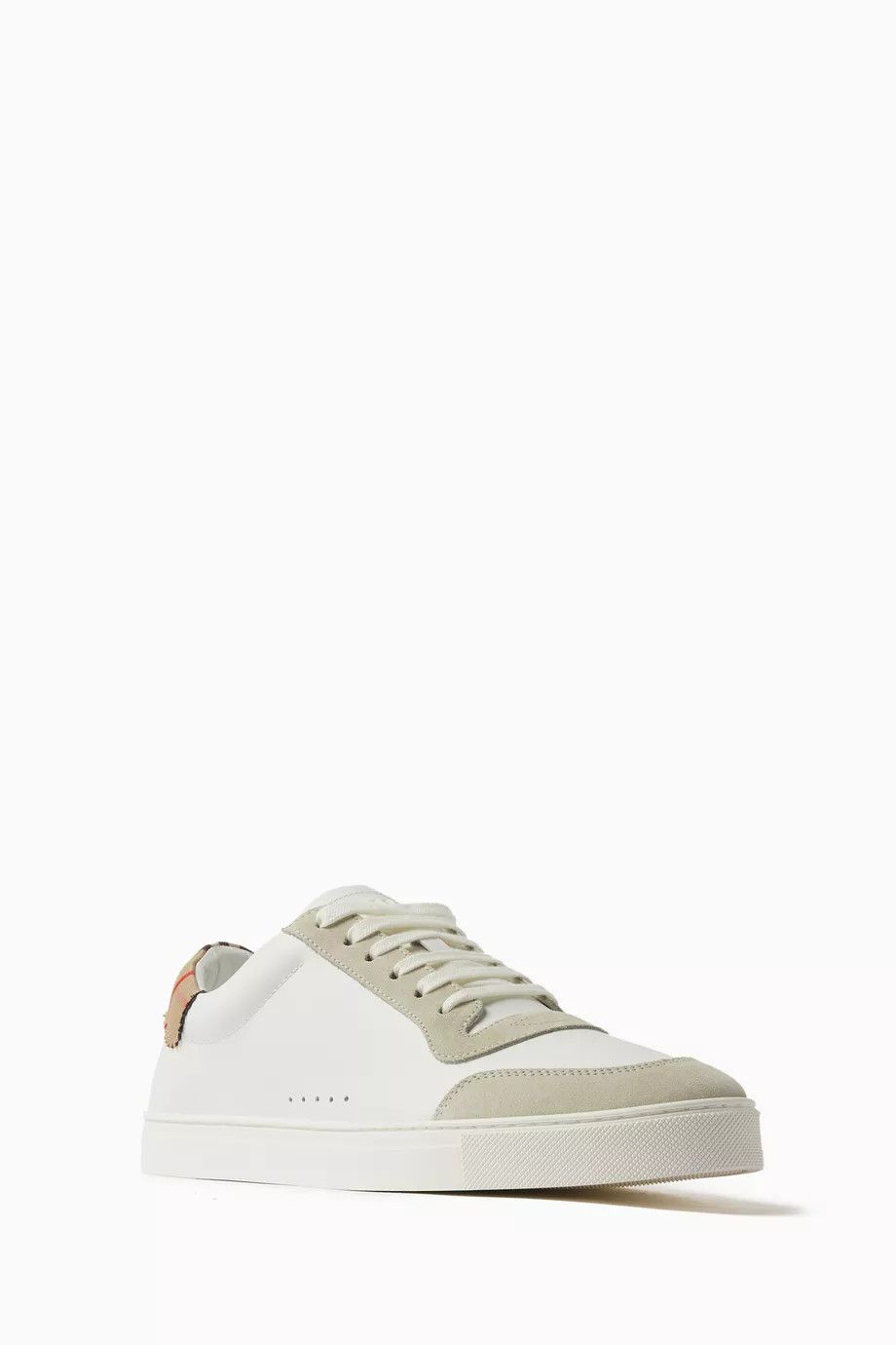 Burberry o1w1db10824 Robin Logo Low-Top Sneakers in White Size US 5.5 / EU 38 - 3 Thumbnail