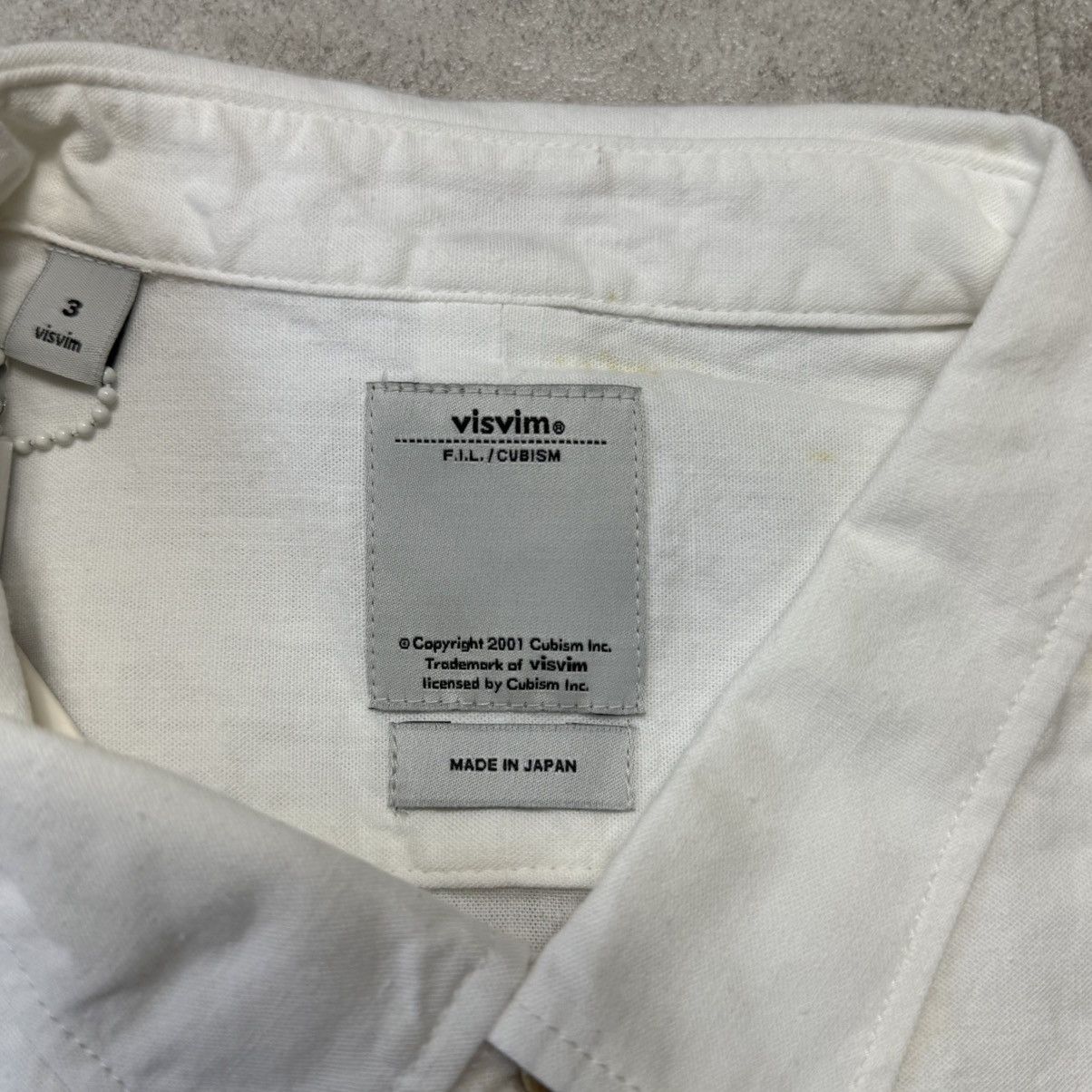 Visvim KERCHIEF BORDER TUNIC SHIRT