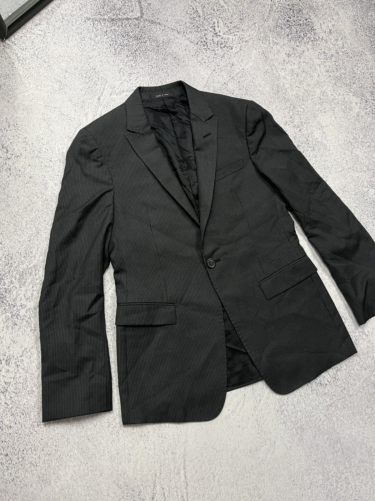 Emporio Armani Vintage Emporio Armani David Line Wool 130’s Women’s Suit Size L / US 10 / IT 46 - 7 Thumbnail