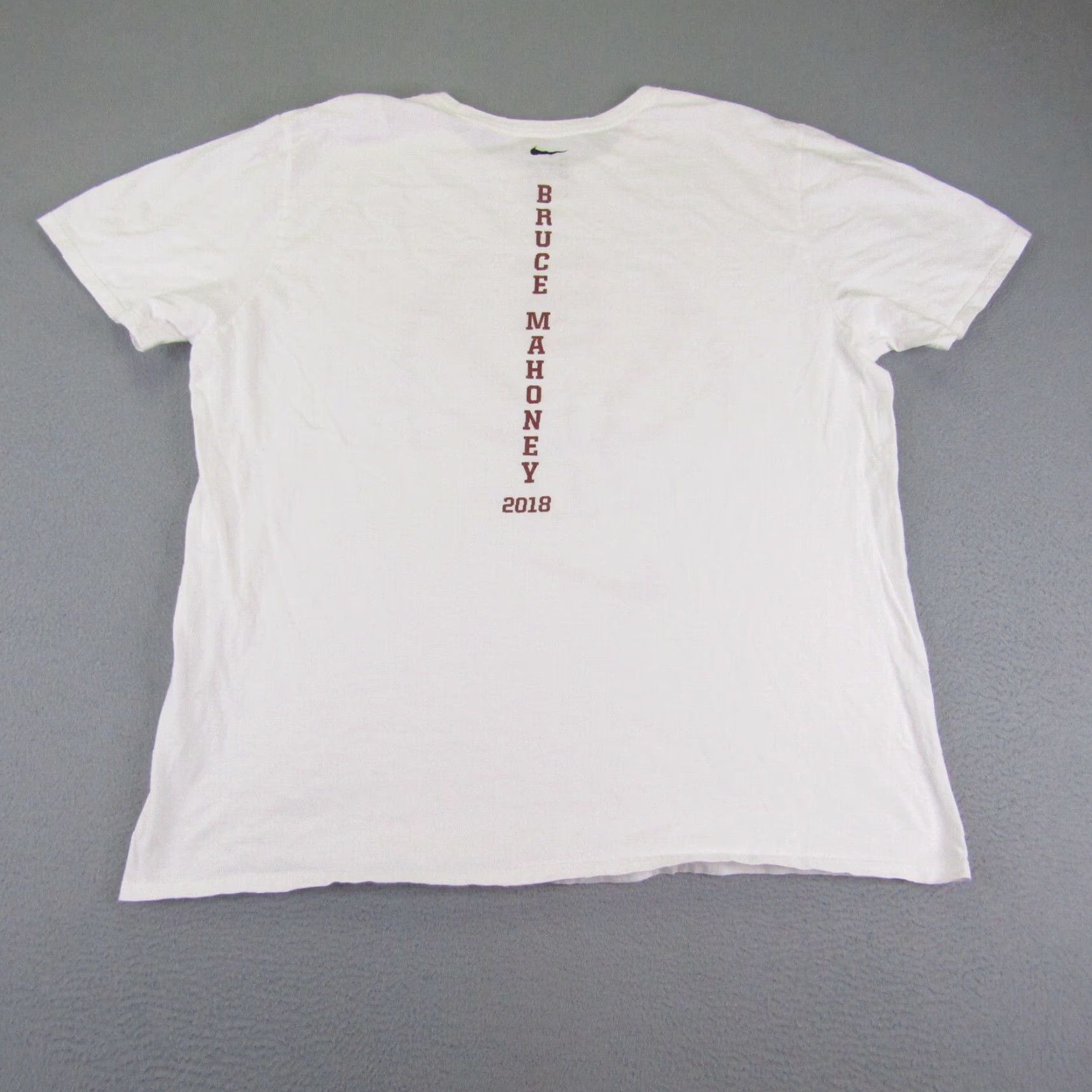 Nike Nike Shirt Mens XL White St Ignatius Bruce Mahoney Basketball Top Tee Athletic Size US XL / EU 56 / 4 - 4 Thumbnail