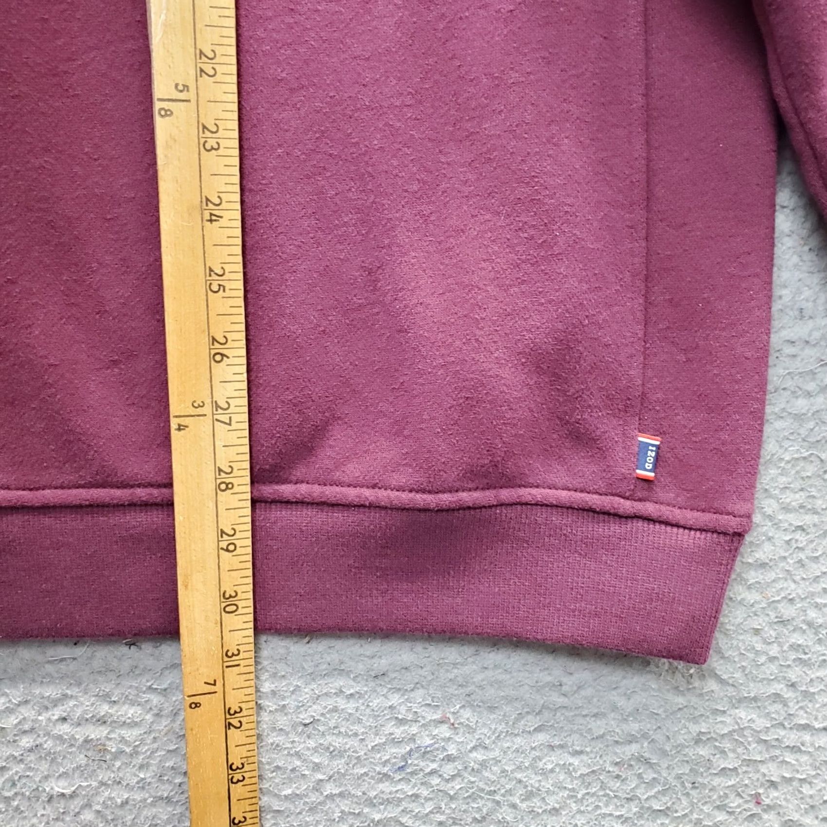 Izod IZOD Mens Sweatshirt Burgundy Fleece Lined Embroidered Logo 1/4 Zip XL/XXL Size: Mens Size 2XL Size US XXL / EU 58 / 5 - 3 Thumbnail