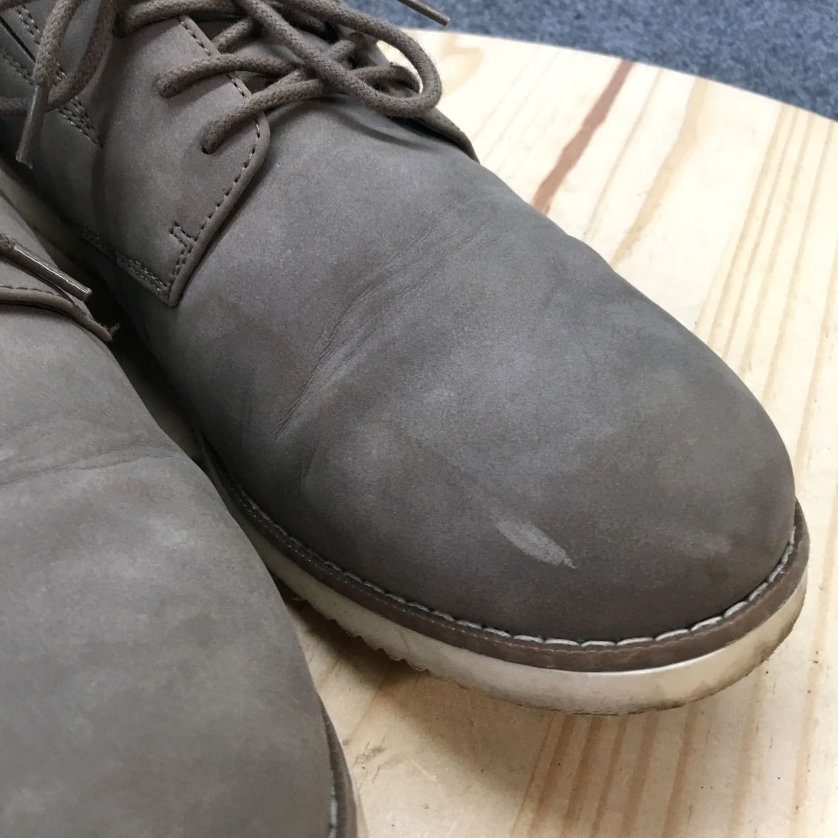 Vintage Goodfellow And Co Shoes Mens 12 Oxford Sneakers Gray Leather Lace Up Low Top Size US L / EU 52-54 / 3 - 7 Thumbnail