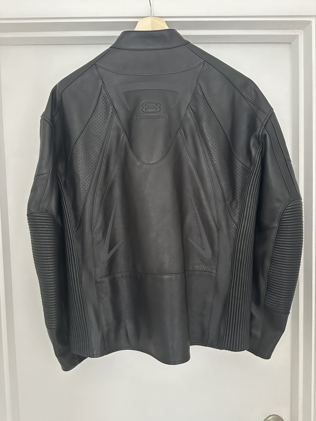 Balenciaga Balenciaga Leather Biker Racing Jacket Size US M / EU 48-50 / 2 - 5 Thumbnail