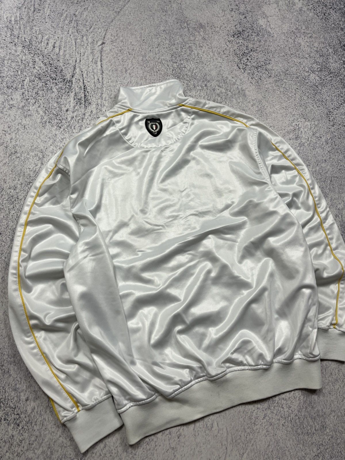 Vintage Italia Forza Azzuri Big Logo White Zip Track Jacket Hype Y2K Size US L / EU 52-54 / 3 - 16 Thumbnail
