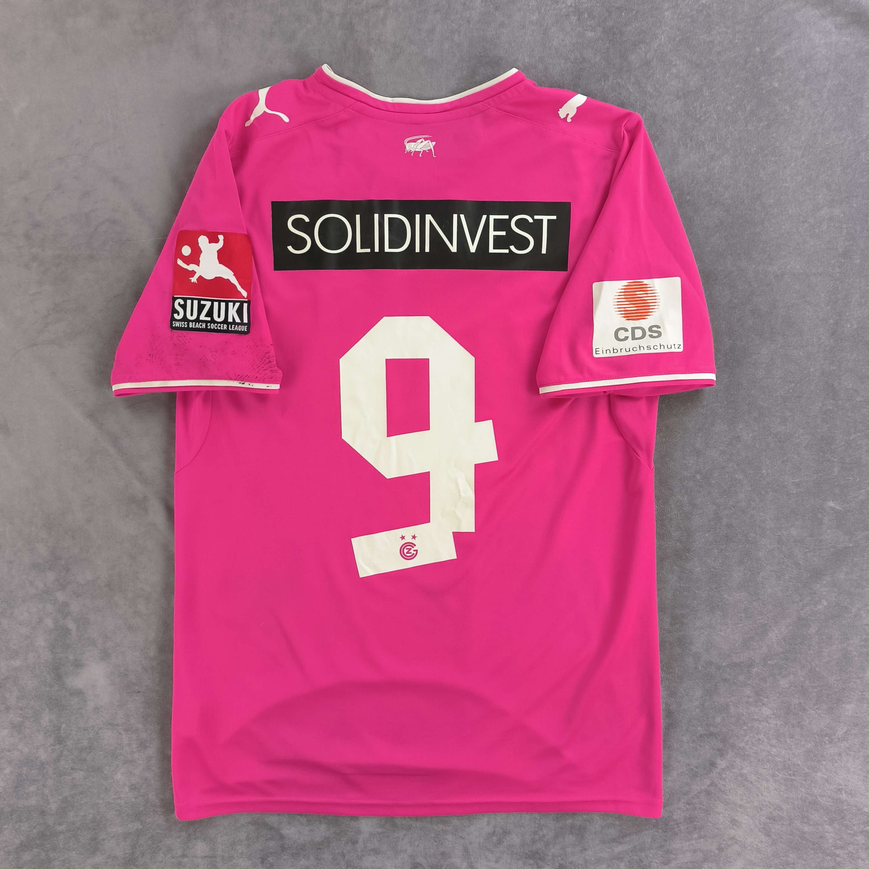 Puma Grasshoppers Zürich 2013-14 Puma away #9 football jersey L Size US L / EU 52-54 / 3 - 2 Thumbnail