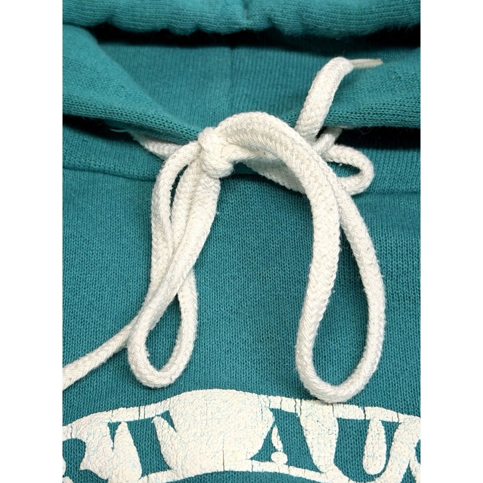 Hanes VINTAGE Hanes Beach Club Sweatshirt Hoodie Mens Unisex Adults Size M Green 80s Puff Print Retro Logo Graphic Print College Grunge Americana USA Size US M / EU 48-50 / 2 - 4 Thumbnail
