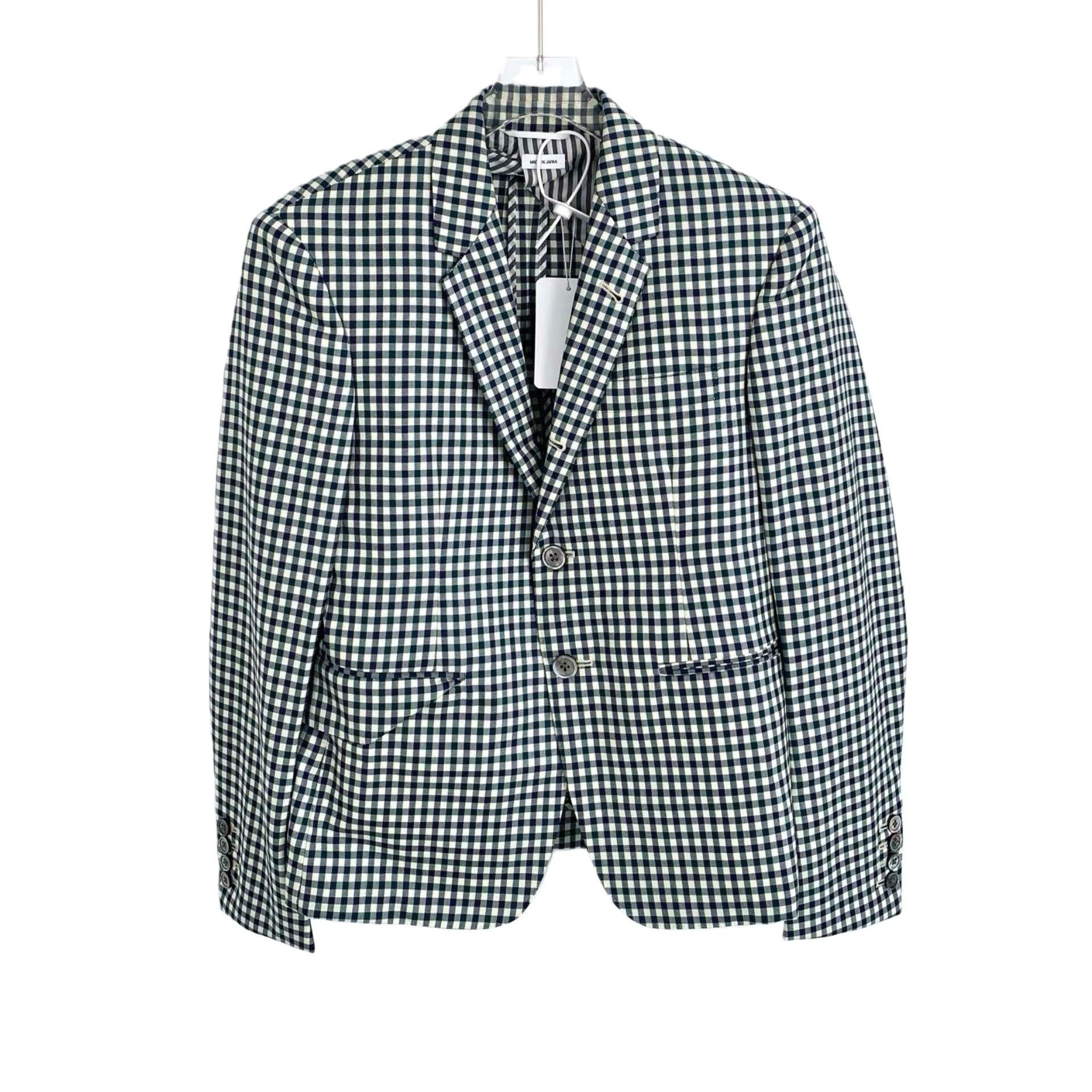 Thom Browne Thom Browne Wool Gingham Blazer Size 0 Size 34R - 1 Thumbnail
