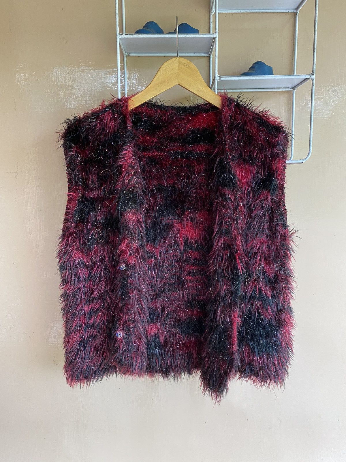 If Six Was Nine × Japanese Brand × Le Grande Bleu (L.G.B.) 💸BINDINGOFFER💸Mohair Knitted Vest Avantgarde Ifsixwasnine Size US M / EU 48-50 / 2 - 3 Thumbnail