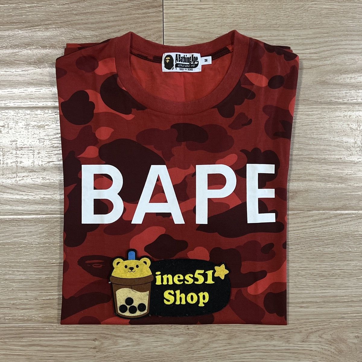 BAPE Color Camo BAPE Tee (FW22) Red