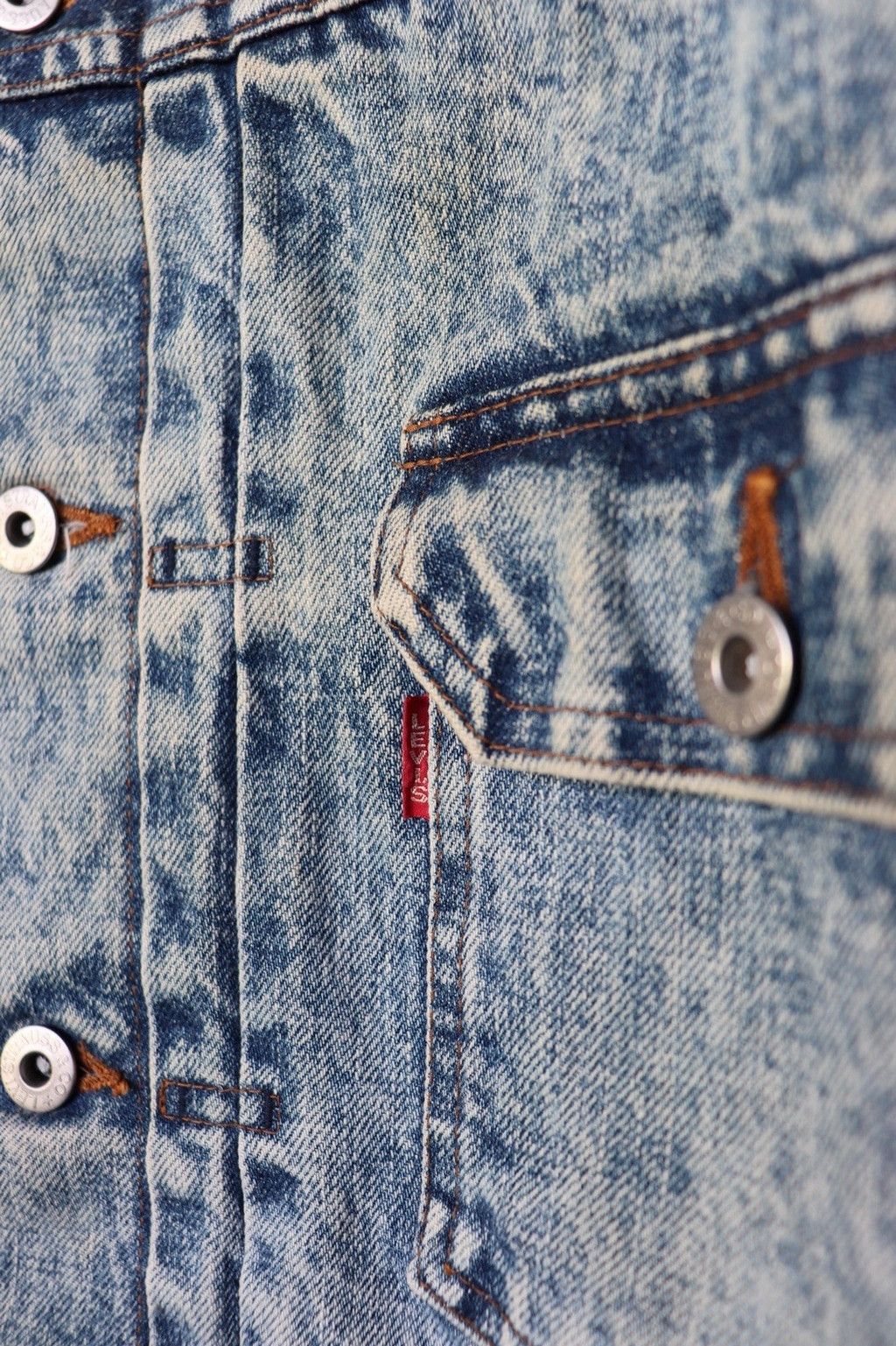 Levi's VTG 80's Type 1 LEVI'S 70702 BIG E SELVEDGE Denim JACKET J Size US L / EU 52-54 / 3 - 2 Thumbnail