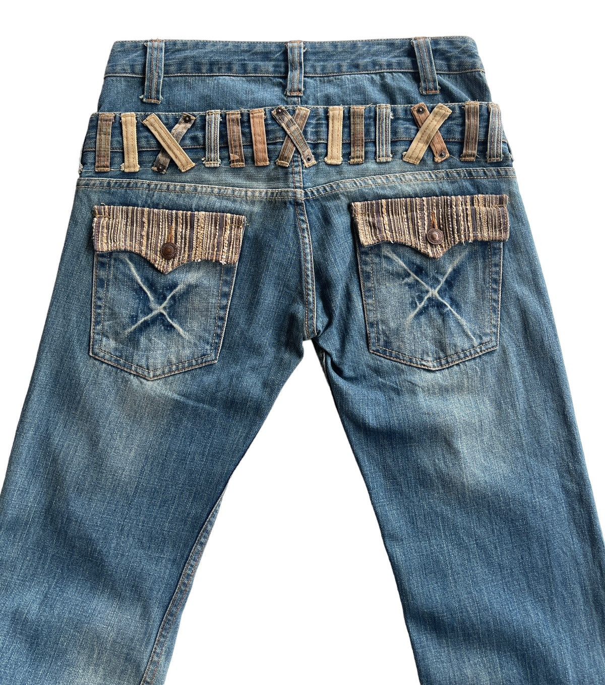 Japanese Brand Vintage Japanese Double Waist Mudd Denim Size US 32 / EU 48 - 5 Thumbnail