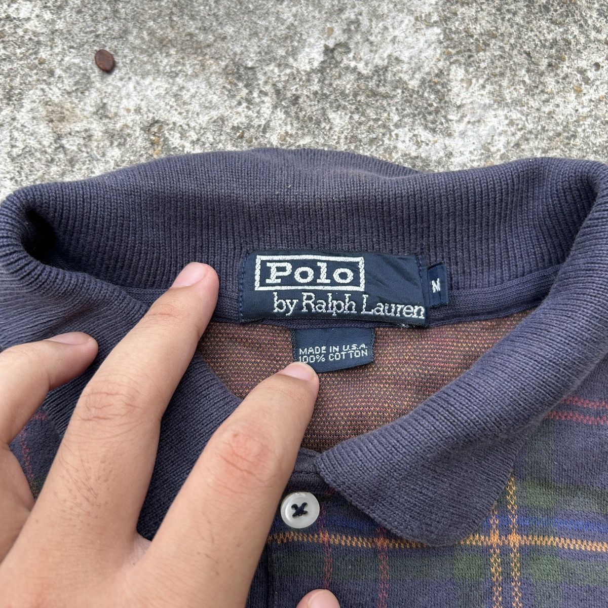 Polo Ralph Lauren Vintage Polo Ralph Lauren Plaid Flannel Shirt Sunfadded Size US S / EU 44-46 / 1 - 15 Thumbnail