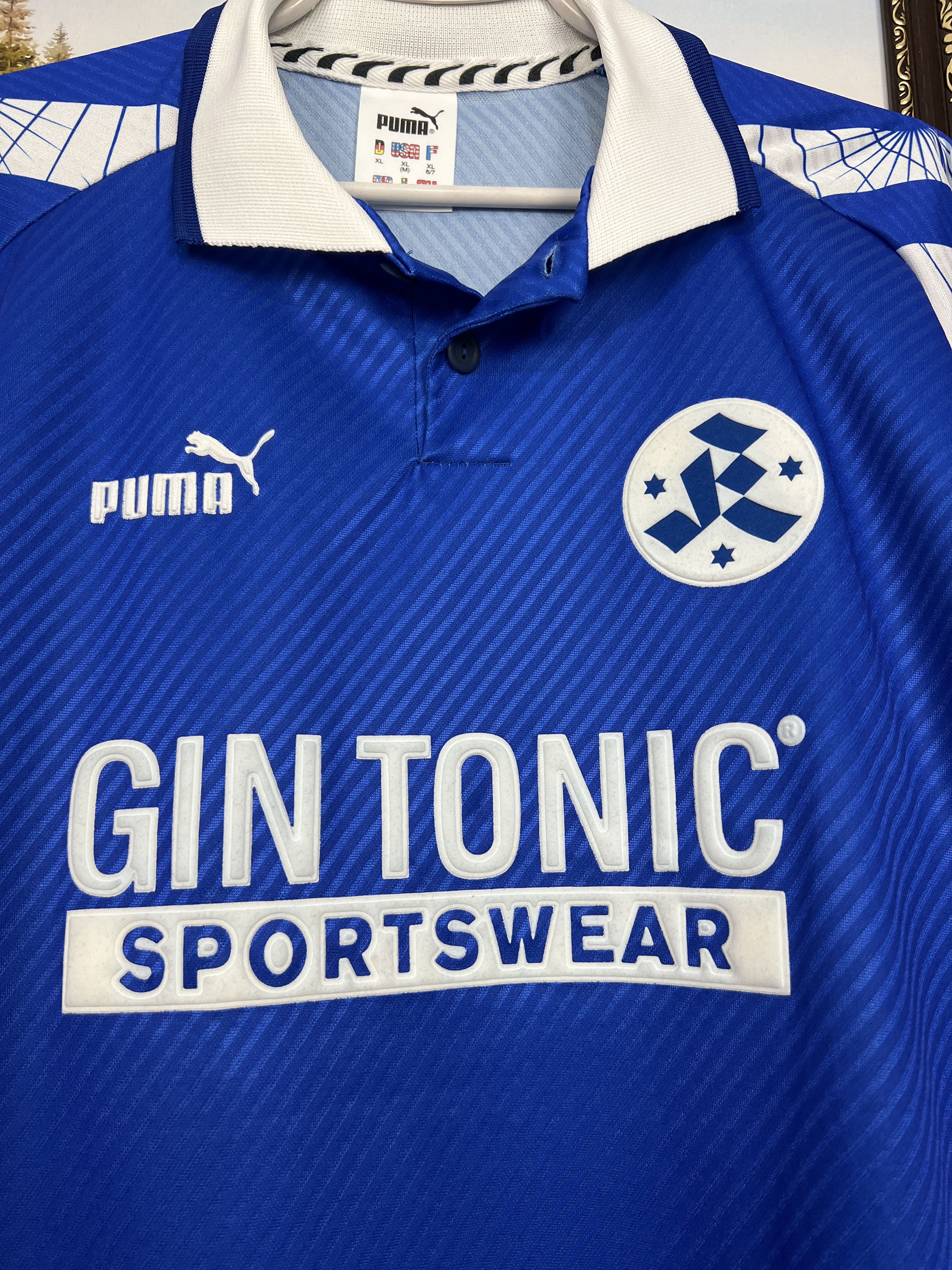 Puma SV Stuttgarter Kickers Home football shirt 1997 Soccer Puma Size US XL / EU 56 / 4 - 5 Thumbnail