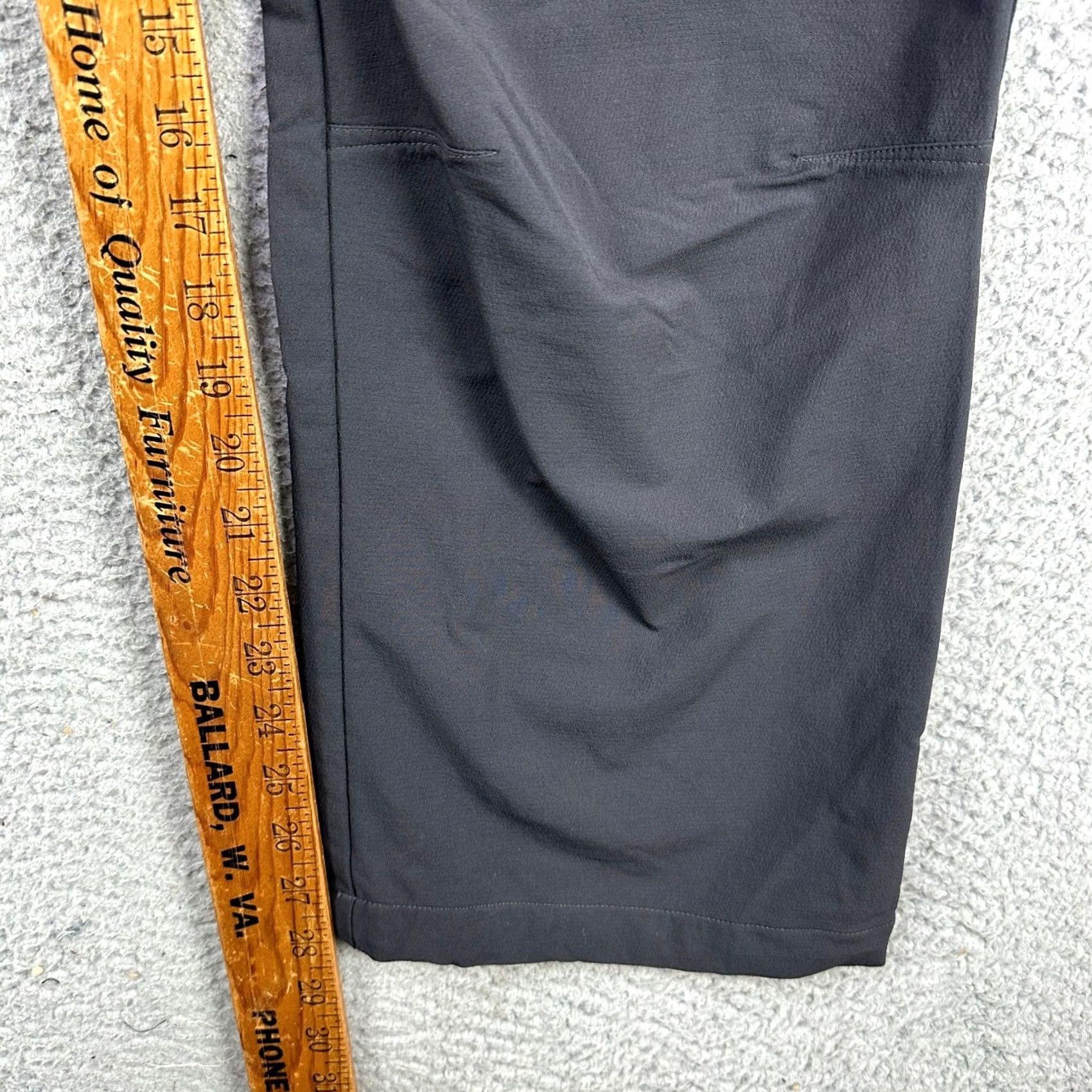 Vintage Kuhl Nylon Blend Pants Hiking Men 38X30 Black Flat Front Straight Travel Stretch Size US 38 / EU 54 - 6 Thumbnail