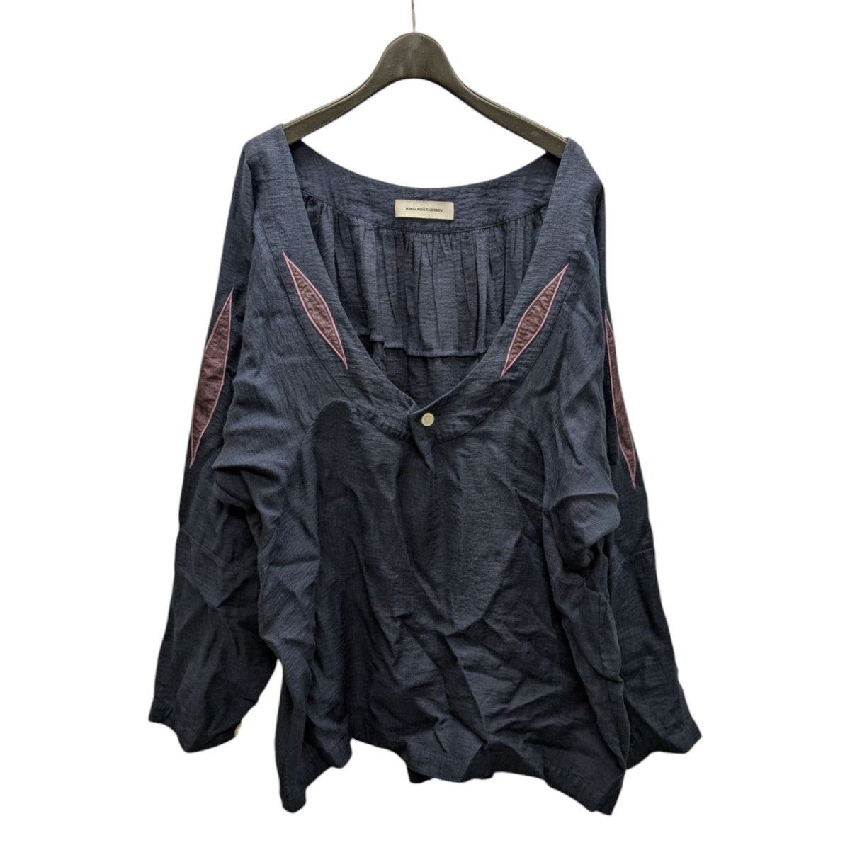 Kiko Kostadinov SS21 Arcadia Embroidered Rayon Shirt Size S / US 4 / IT 40 - 1 Thumbnail
