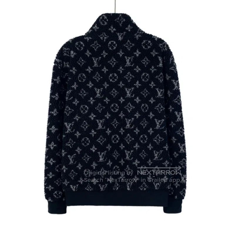 Louis Vuitton Louis Vuitton Long sleeve teddy jacket with black logo, fu Size US S / EU 44-46 / 1 - 2 Thumbnail