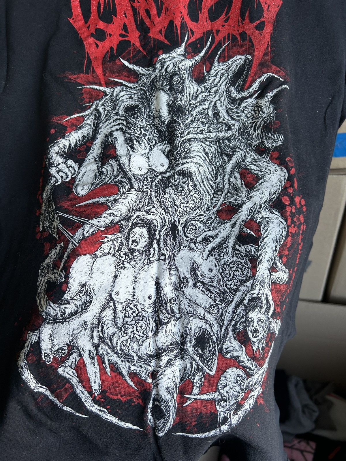 Vintage Vintage Merch Crazy Graphic Printed Women 00s Gildan Size M Size M / US 6-8 / IT 42-44 - 7 Thumbnail
