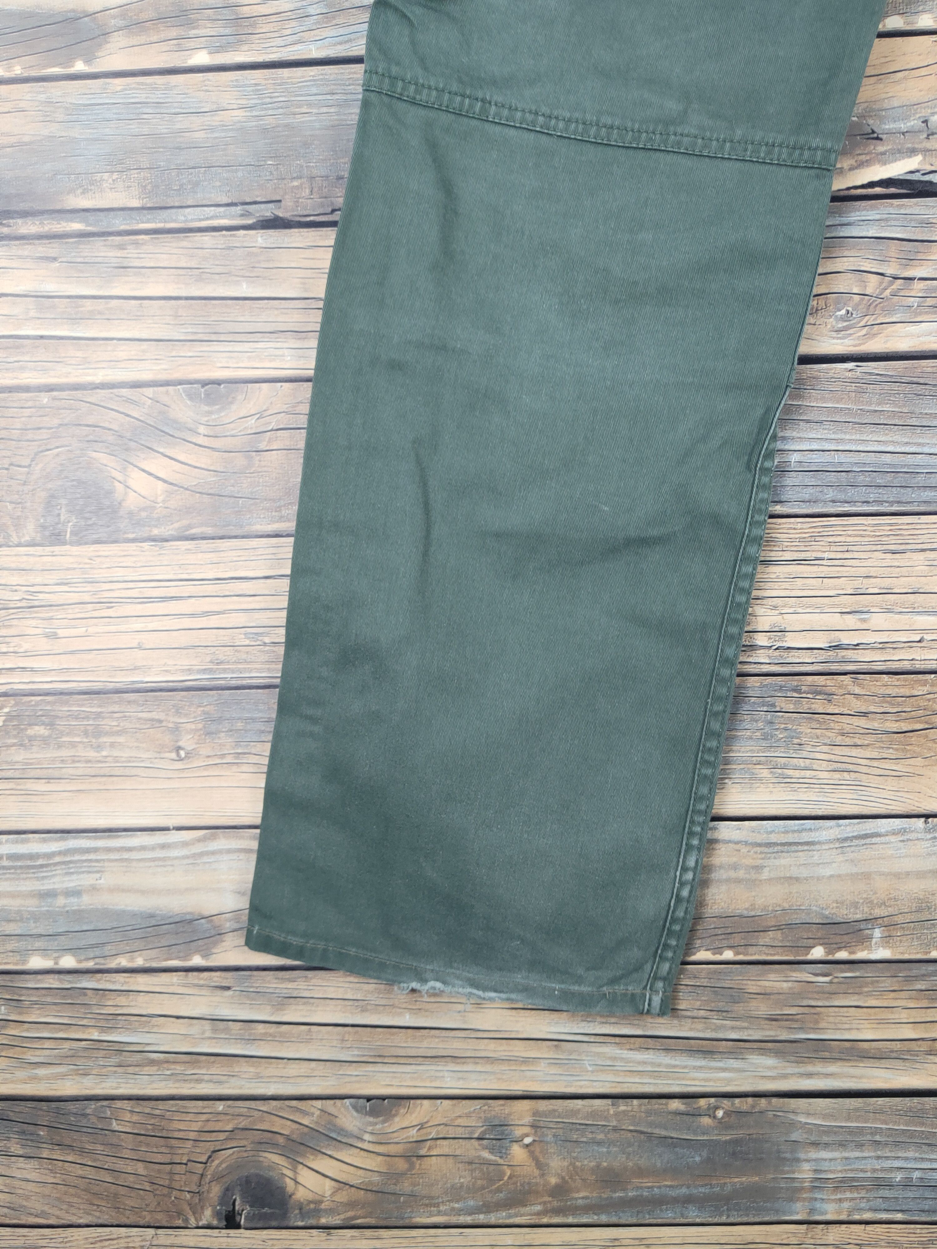 Japanese Brand DL Japanese Brand Green Multipocket Cargo Pants #1582 Size US 31 - 9 Thumbnail