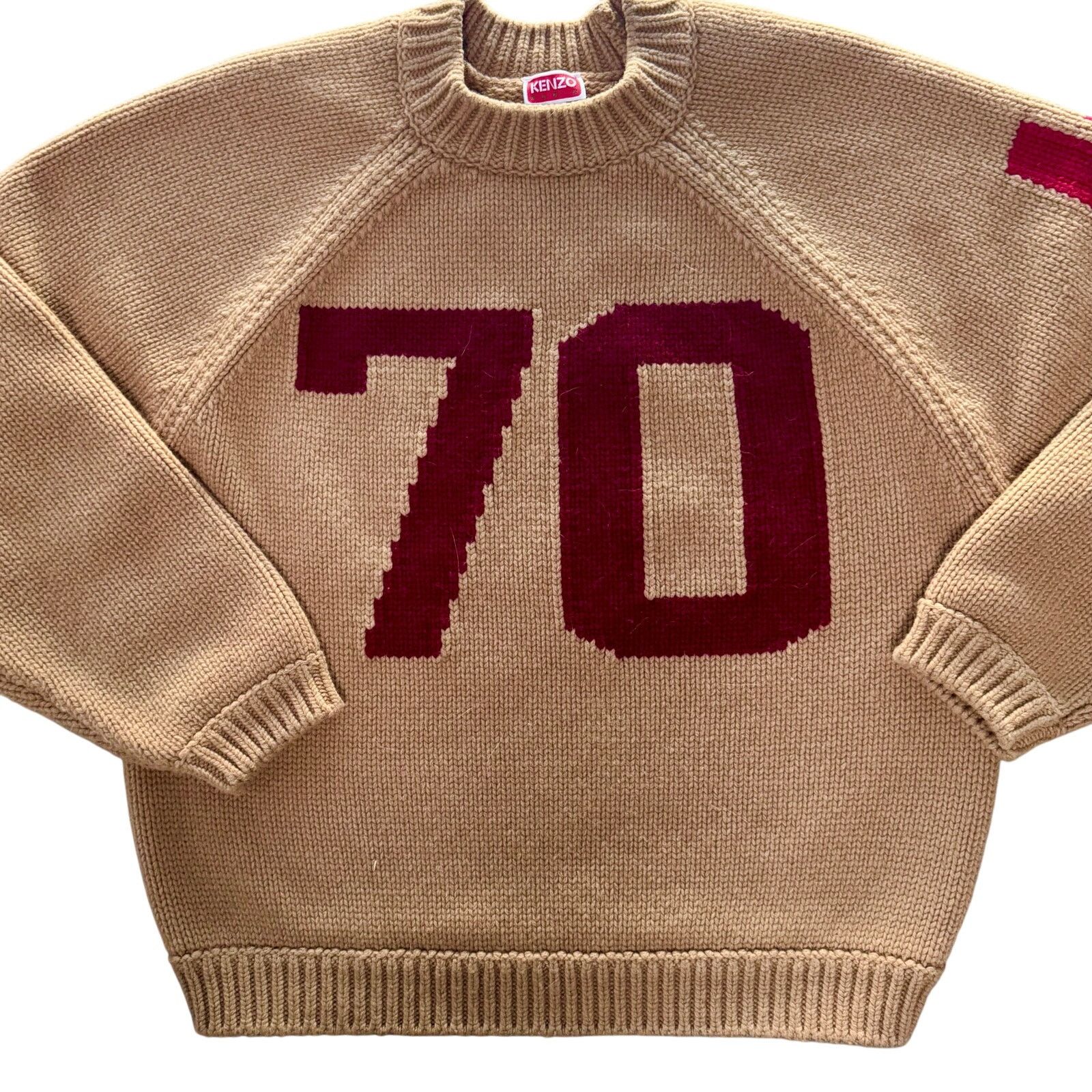 Kenzo KENZO: Men's Wool Intarsia Knit Sweater - Size XS Size US XS / EU 42 / 0 - 2 Thumbnail