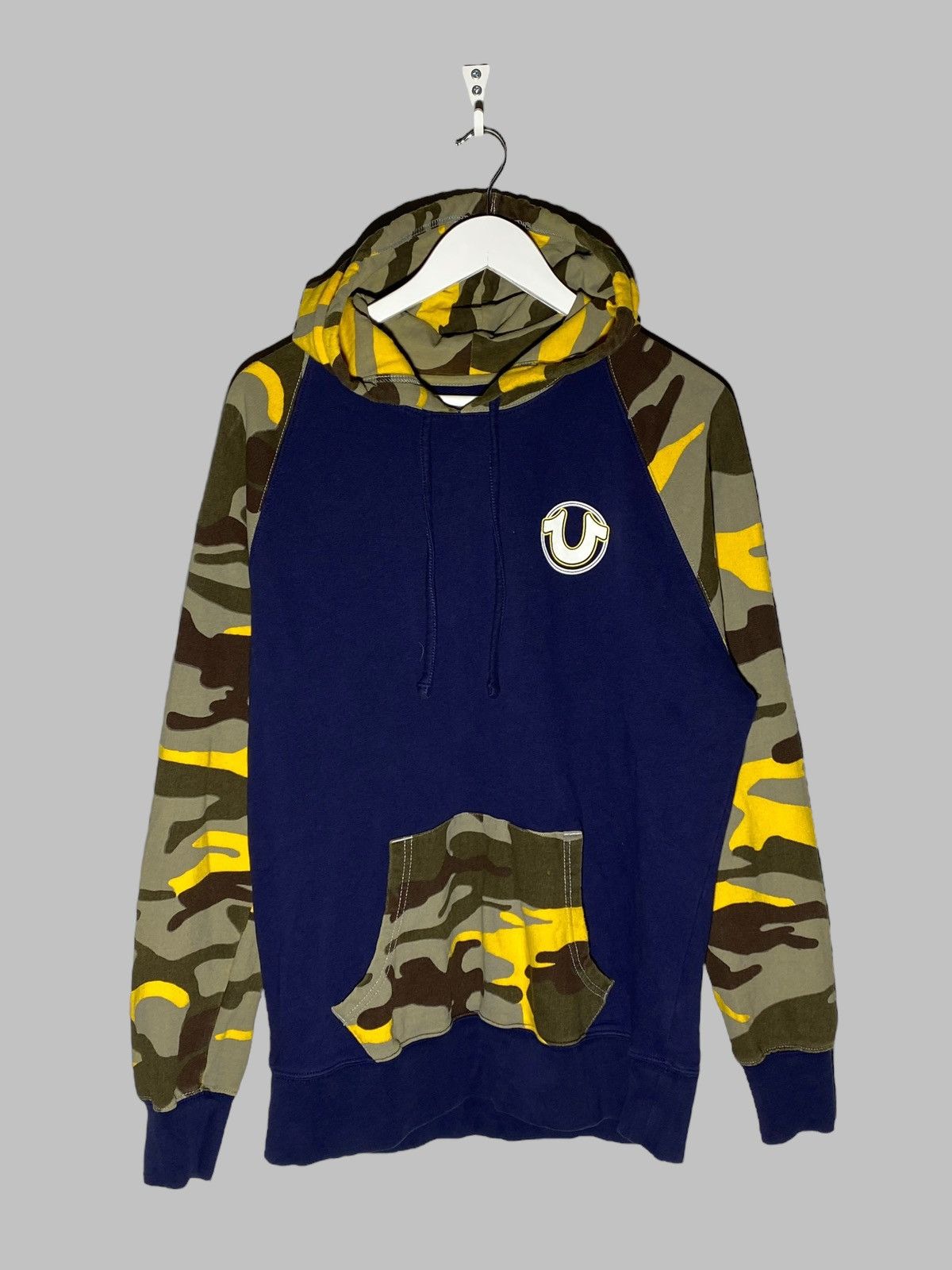 True Religion × Vintage Y2k True Religion Camouflage Hoodie Japanese Streetwear Size US L / EU 52-54 / 3 - 2 Thumbnail