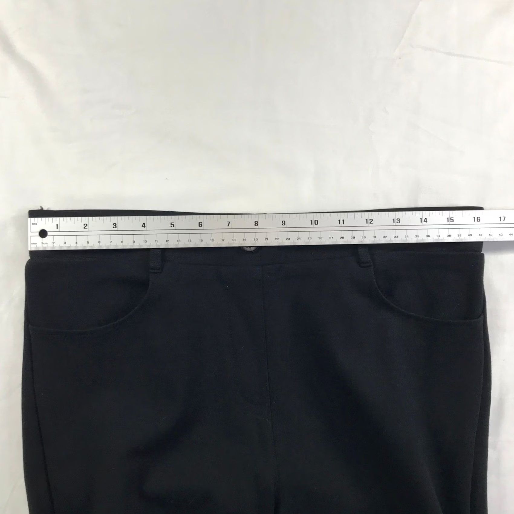 Vintage Betabrand Dress Pant Yoga Pants Black Straight Leg Womens L Large 30x30 W1429-BK Size 36" / US 14 / IT 50 - 2 Thumbnail