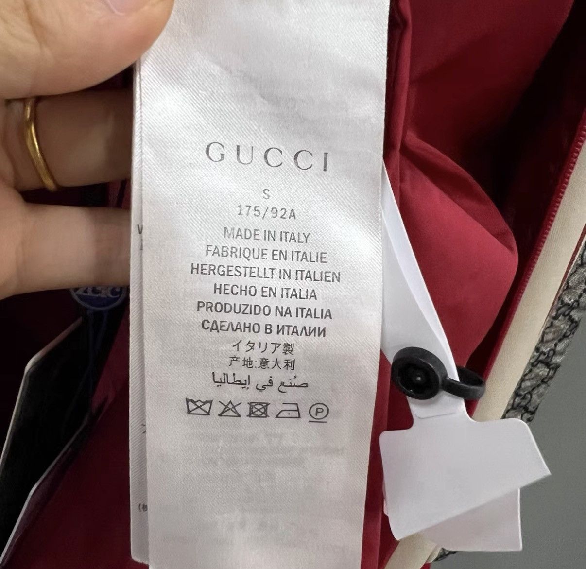 Gucci Gucci Snake Monogram Spliced Varsity Jacket J41 Size US S / EU 44-46 / 1 - 4 Thumbnail