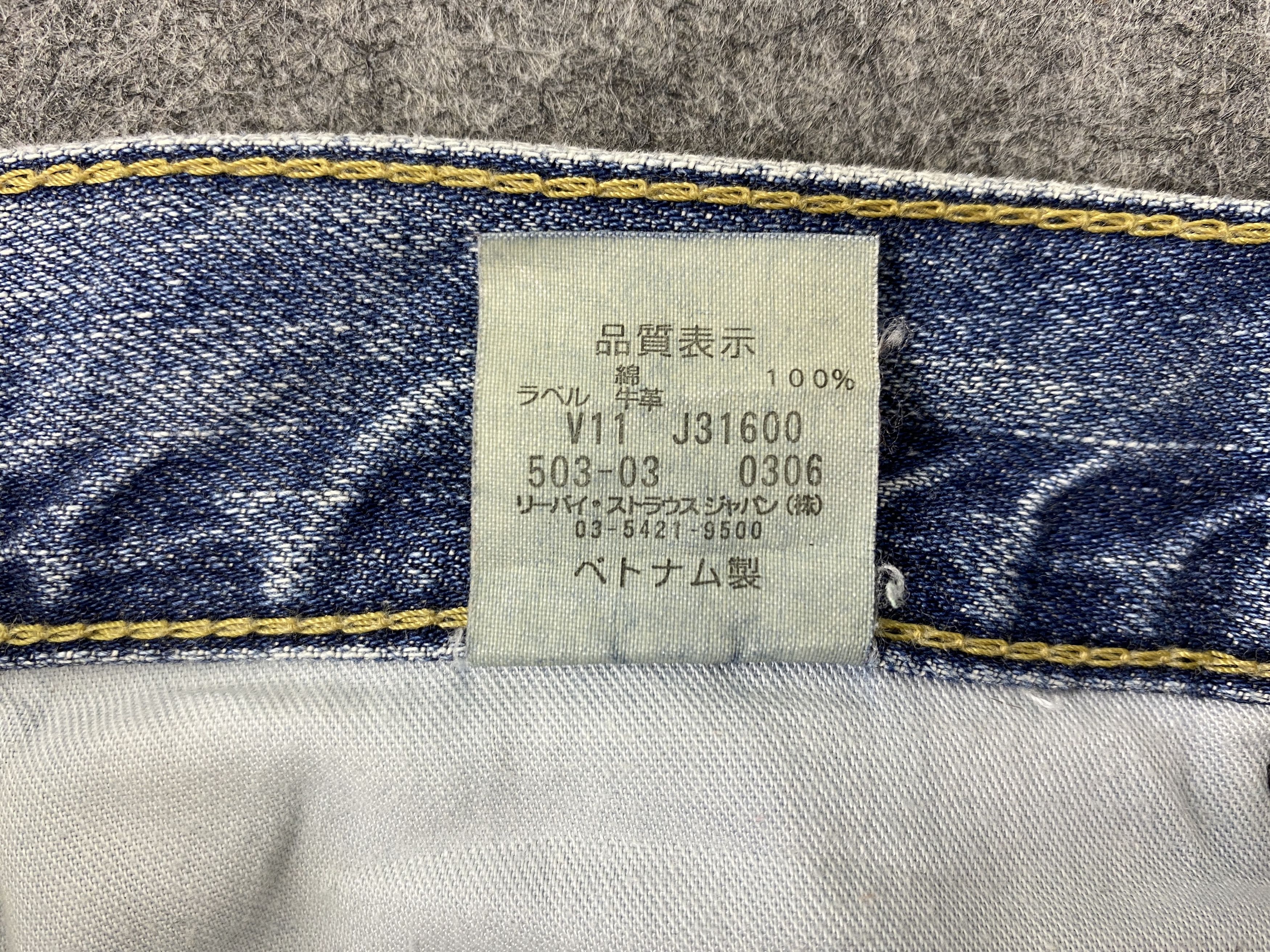 Levi's Distressed Blue Wash Vintage Levi's 503 30x34.5 Denim JN2065 Size US 30 / EU 46 - 9 Thumbnail