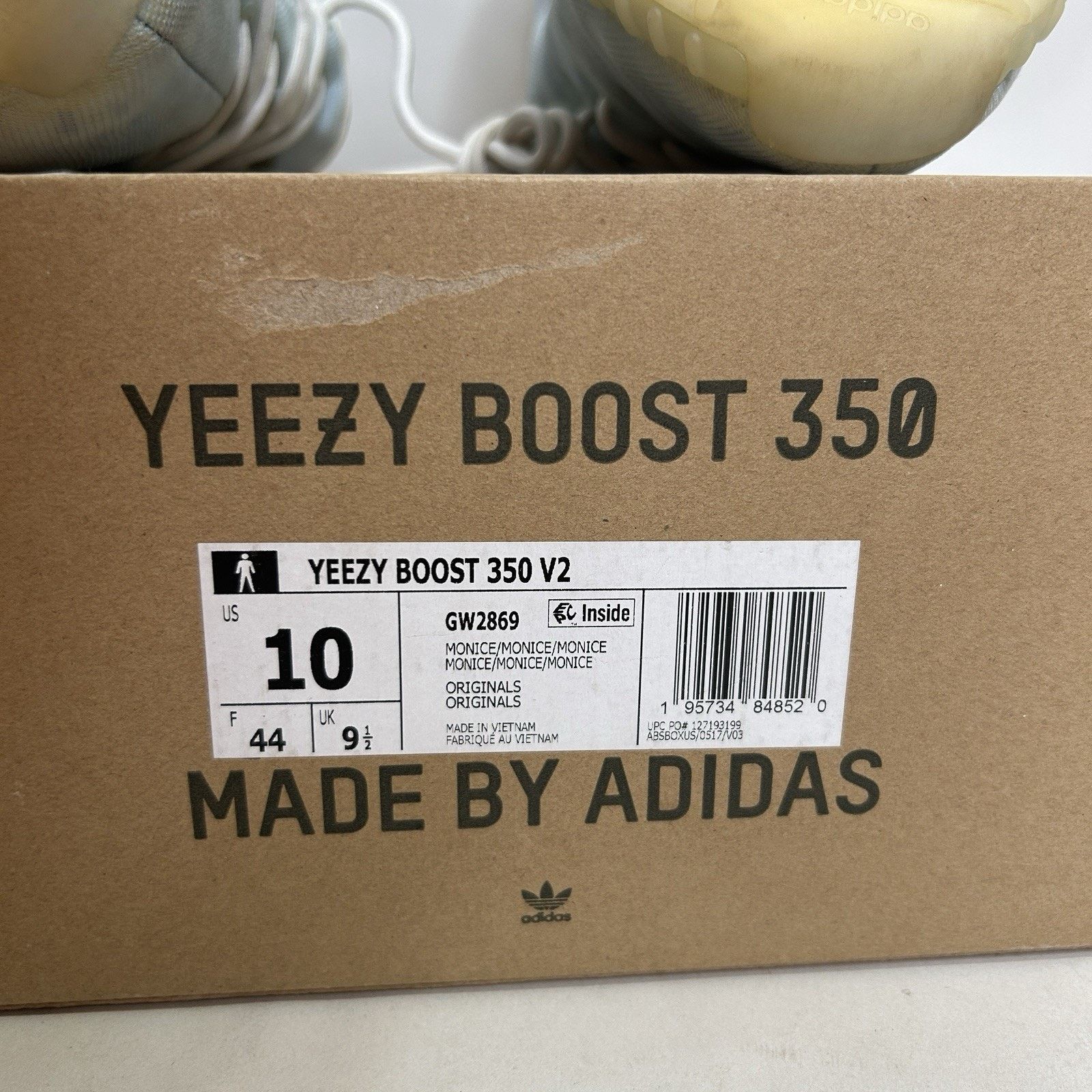 Adidas Adidas Yeezy Boost 350 V2 “Mono Ice” 2021 Size US 10 / EU 43 - 8 Thumbnail