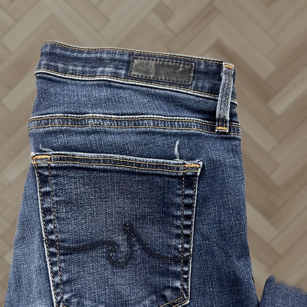 Denime Adriano Goldschmied AD The Harper Skinny Medium Wash Denim Blue Jeans Women's 27 Size 27" / US 4 / IT 40 - 1 Thumbnail