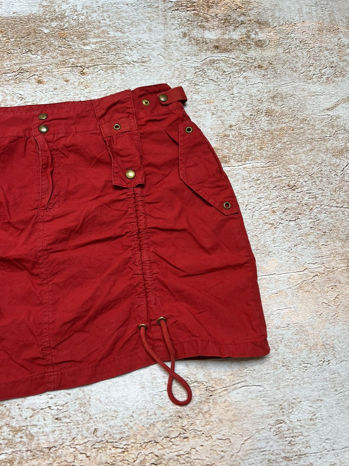 Japanese Brand × Vintage Vintage Japanese cargo mini skirt Size 28" / US 6 / IT 42 - 4 Thumbnail