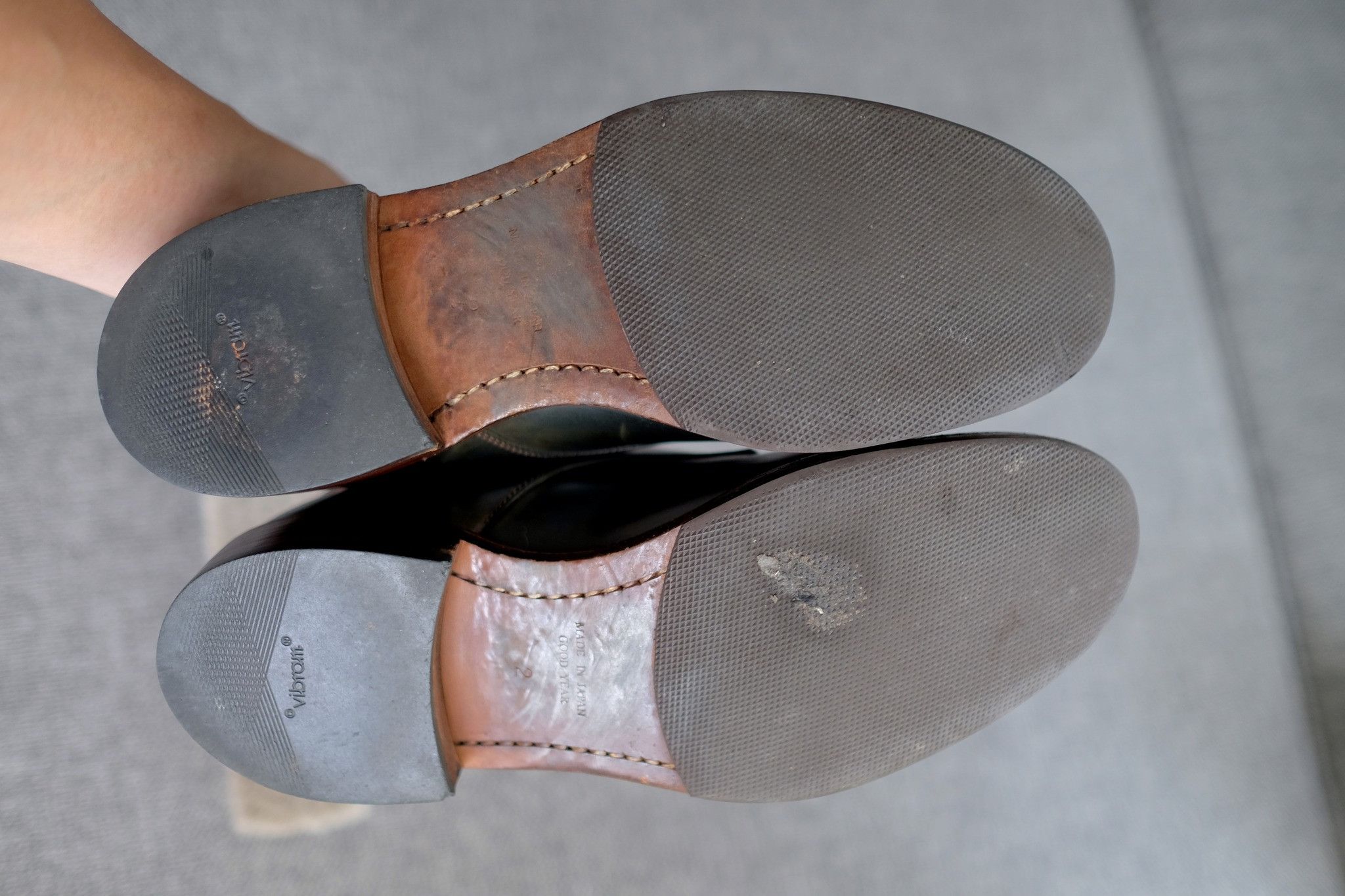 Other LEATHER ARTS & CRAFTS MOTO PLAIN TOE SHOES(Cordovan leather) Size US 4 / IT 34 - 6 Thumbnail