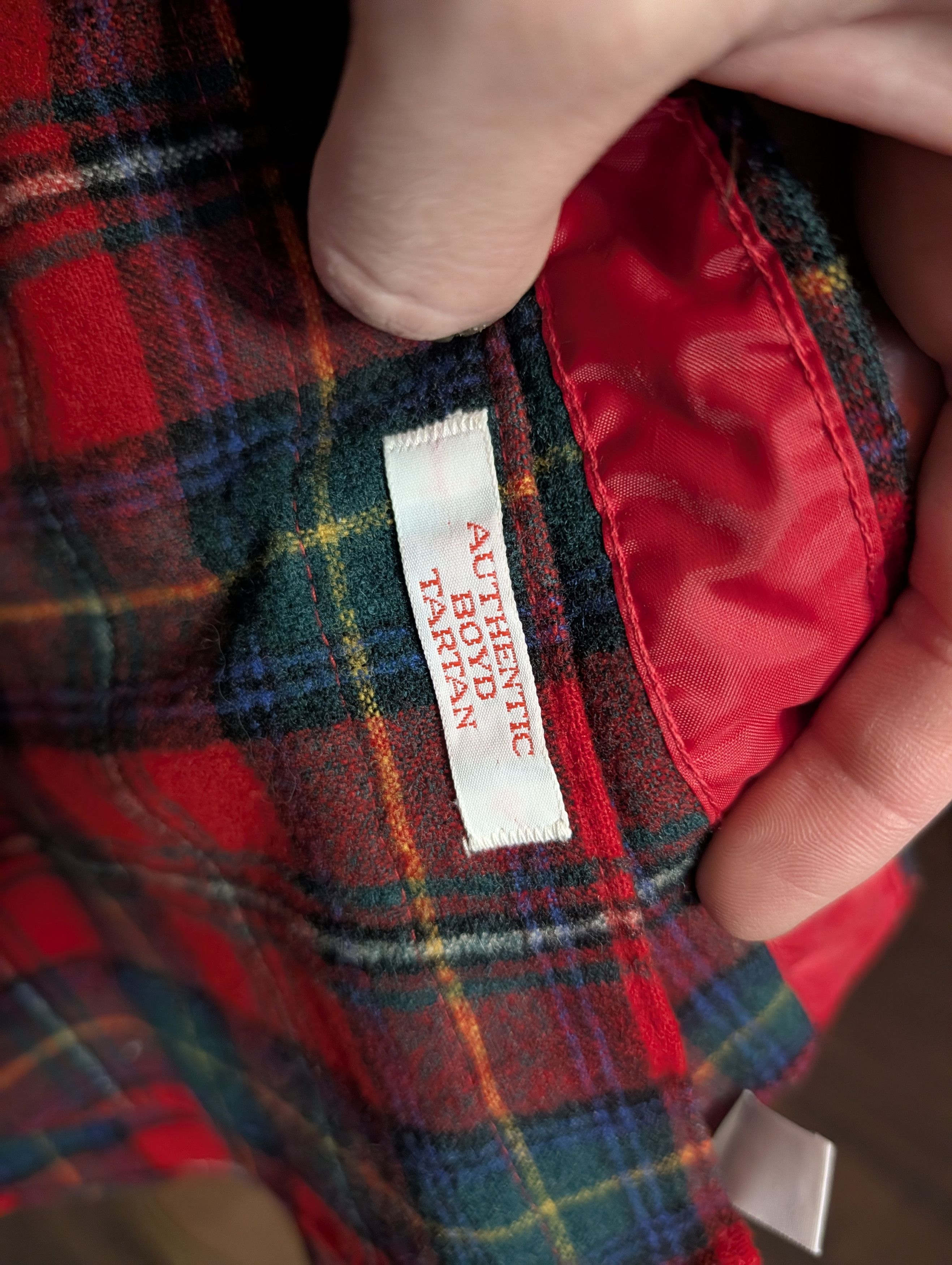 Pendleton Vtg Boyd Tartan virgin wool flannel nylon lined shirt Size US M / EU 48-50 / 2 - 18 Thumbnail