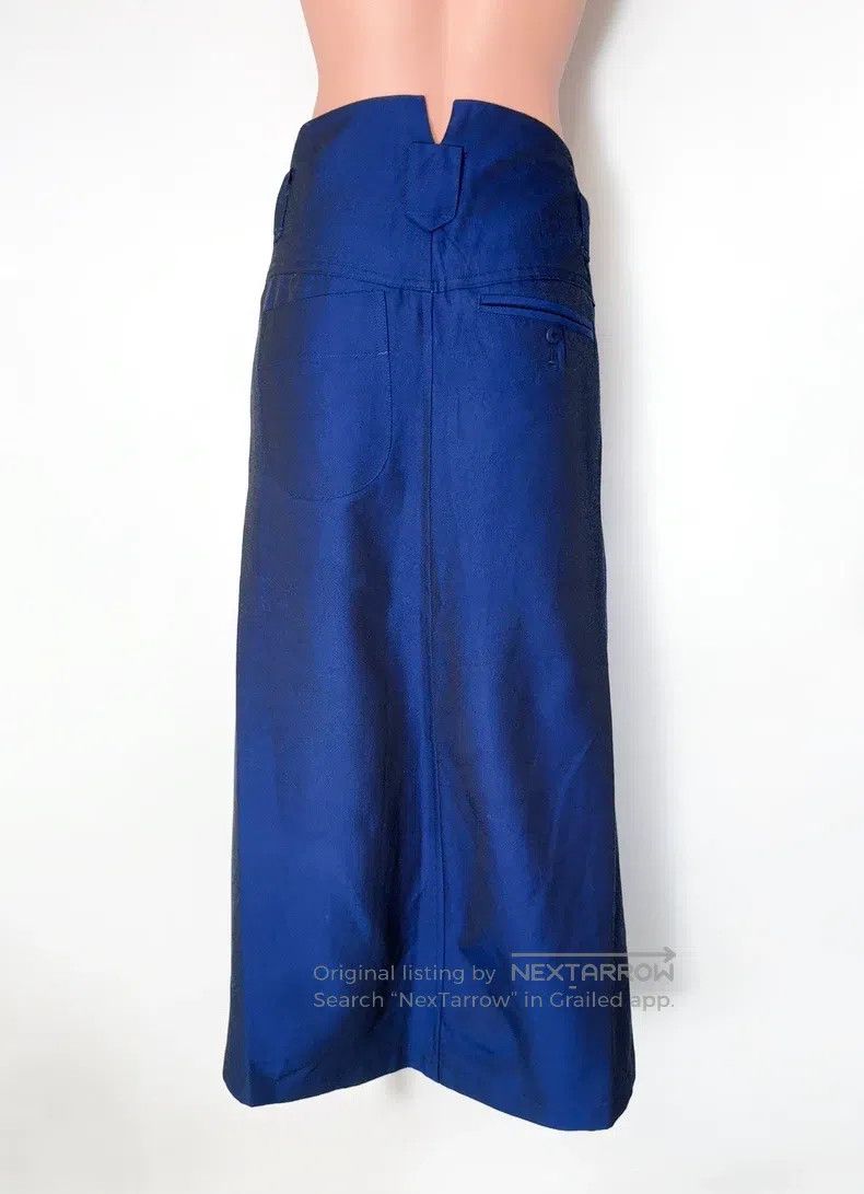 Yohji Yamamoto Yohji Yamamoto size s Maru character period dark blue dress Size 24" / US 00 / IT 34 - 3 Thumbnail