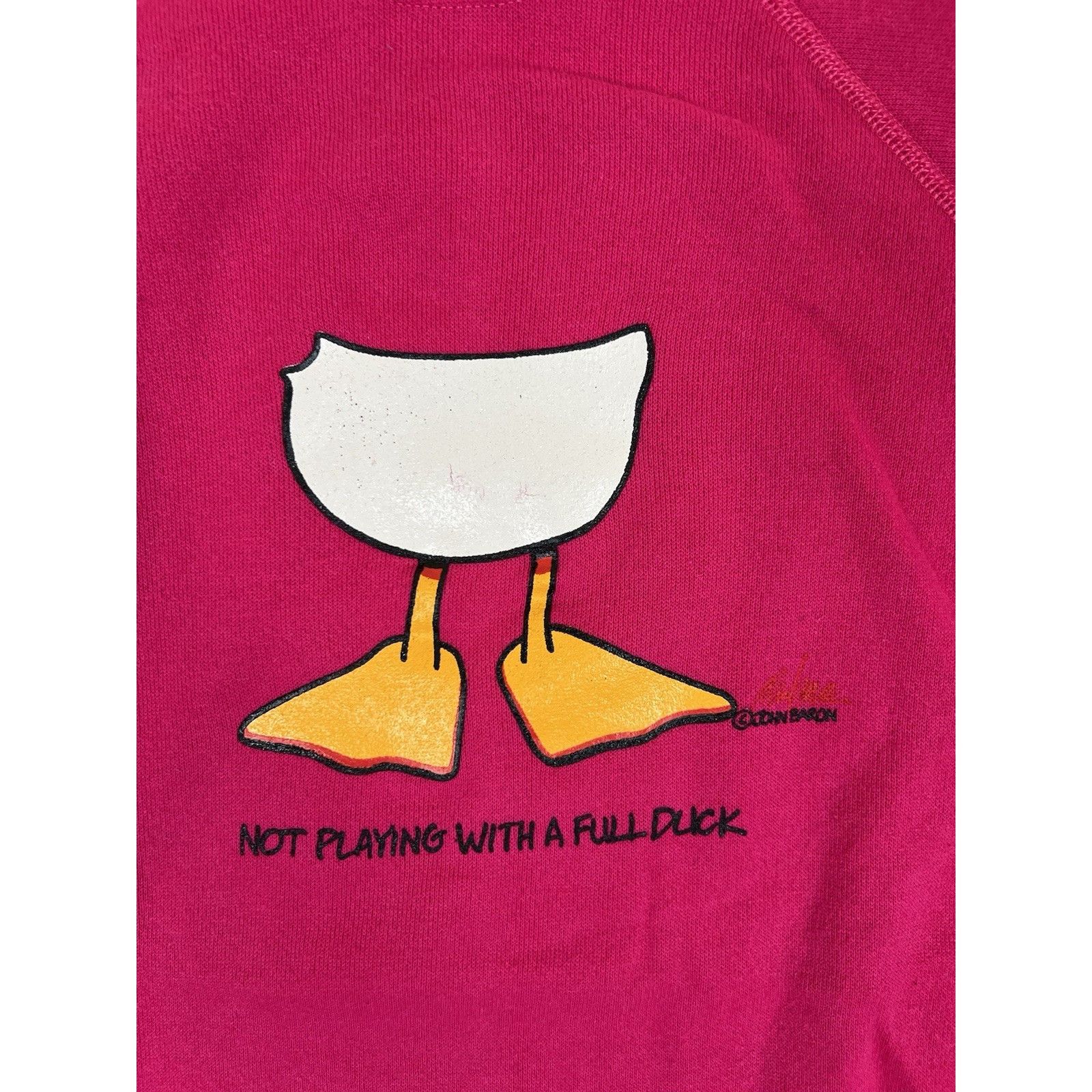 Vintage Vintage John Baron Raglan Sweatshirt “Not Playing with a Ful Size M / US 6-8 / IT 42-44 - 2 Thumbnail