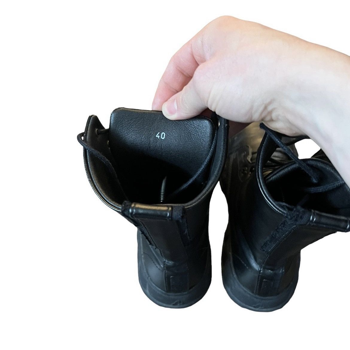 VIRON 1992Z Black Apple Virón Boots (Vegan) Size US 7 / EU 40 - 6 Thumbnail