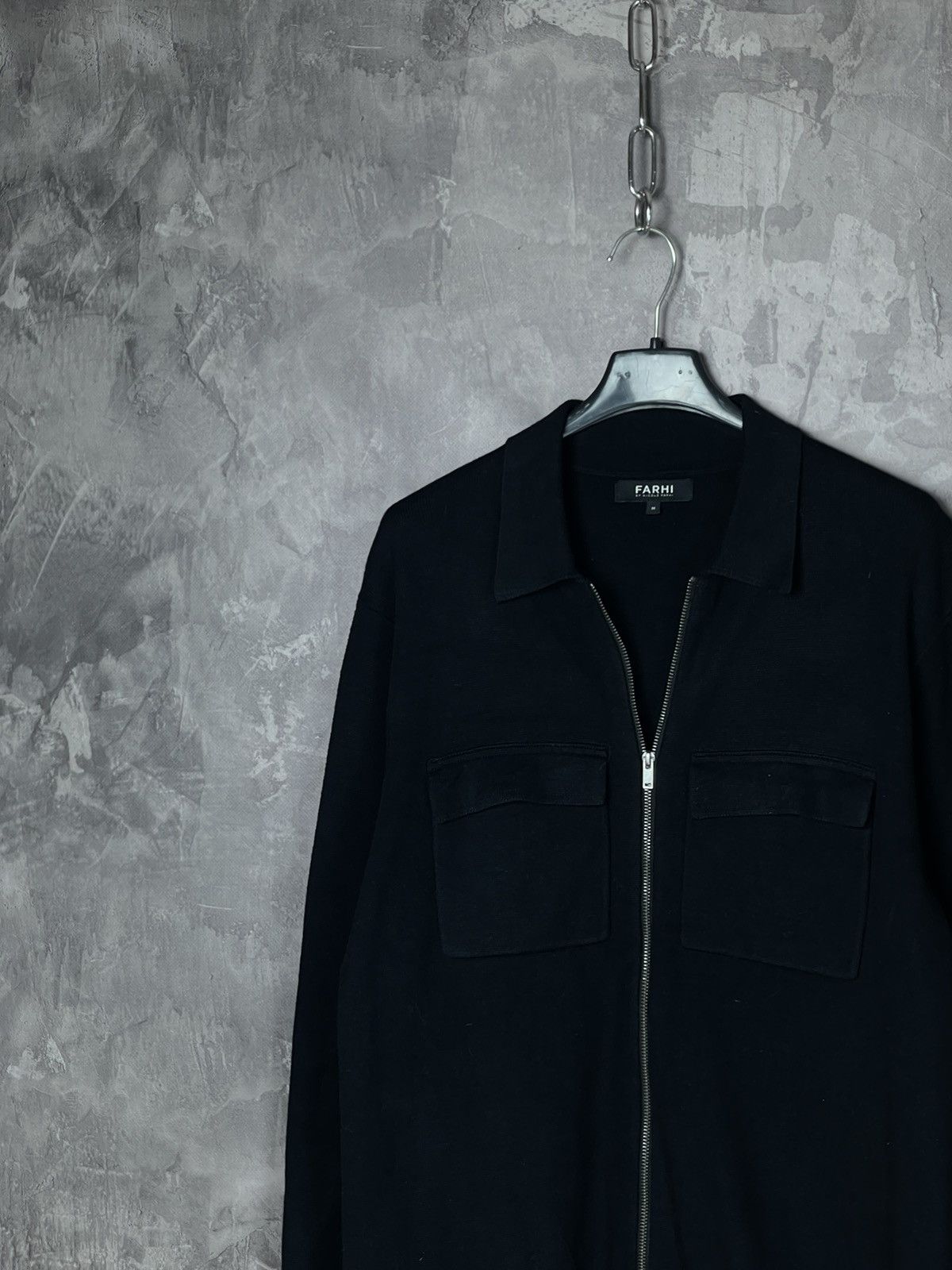 Nicole Farhi Nicole Farhi 100% Pure Mrino Knitted Zip Long Sleeve Polo Size US M / EU 48-50 / 2 - 3 Thumbnail