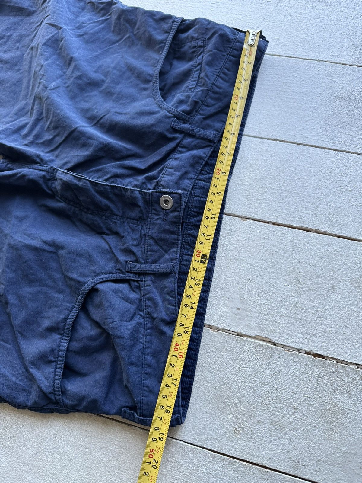 Armani VNTG 🚨 Y2K ARMANI JEANS shorts Streetwear blue LUXURY MEN Size US 36 / EU 52 - 13 Thumbnail